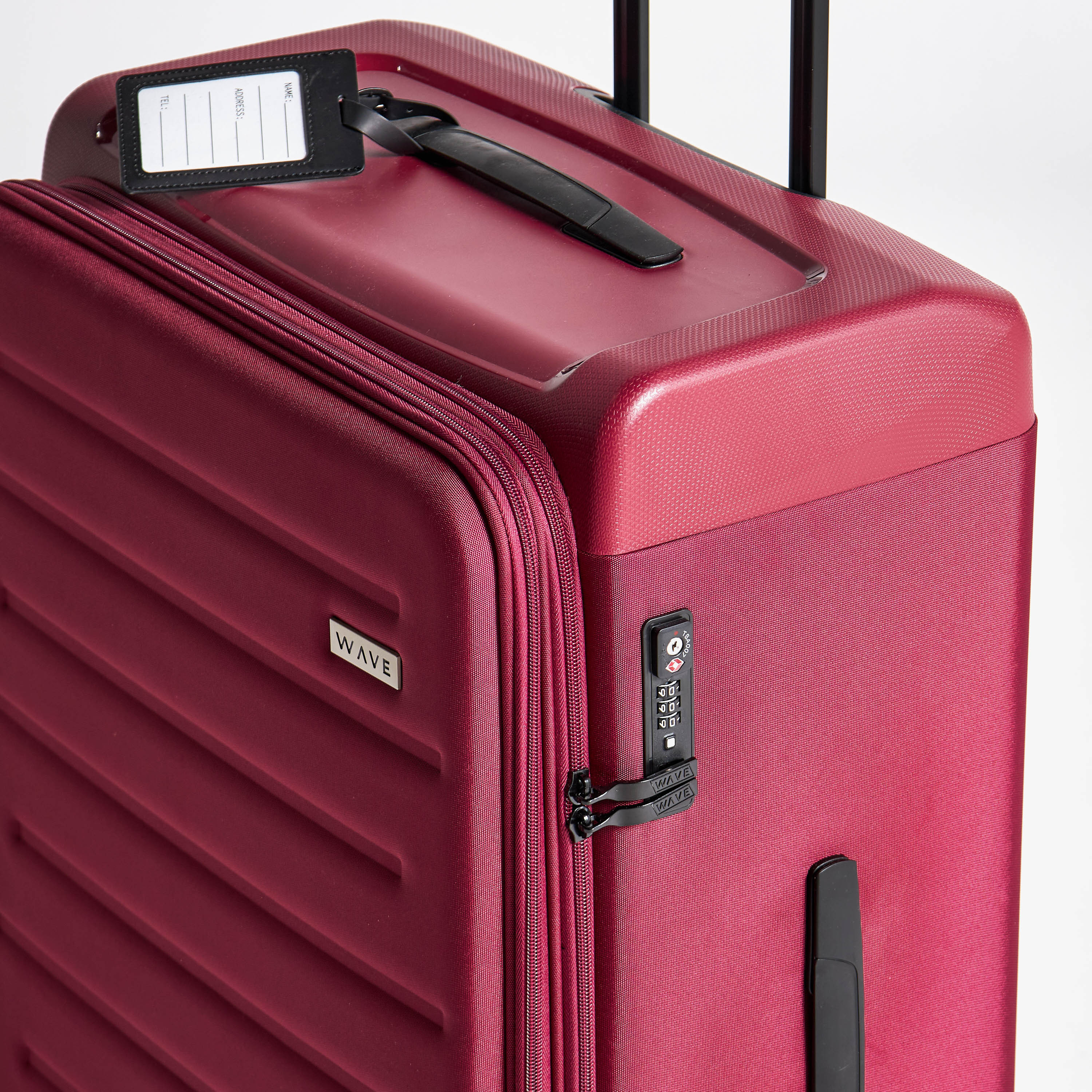 شنطة سفر ترولي ليّنة بارزة الملمس بمقبض قابل للسّحب من ويف-travel-luggagesandbags-luggage-image-3