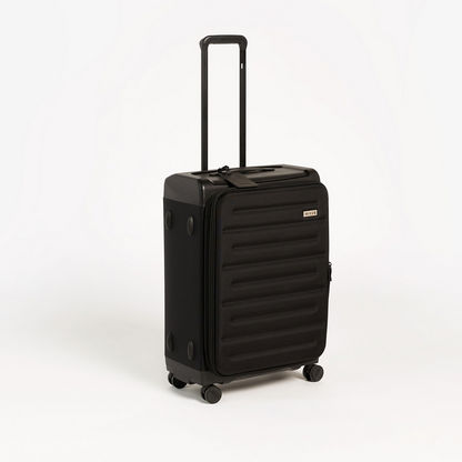WAVE Textured Softcase Trolley Bag with Retractable Handle-Luggage-image-0