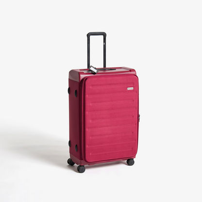 WAVE Textured Softcase Trolley Bag with Retractable Handle-Luggage-image-0