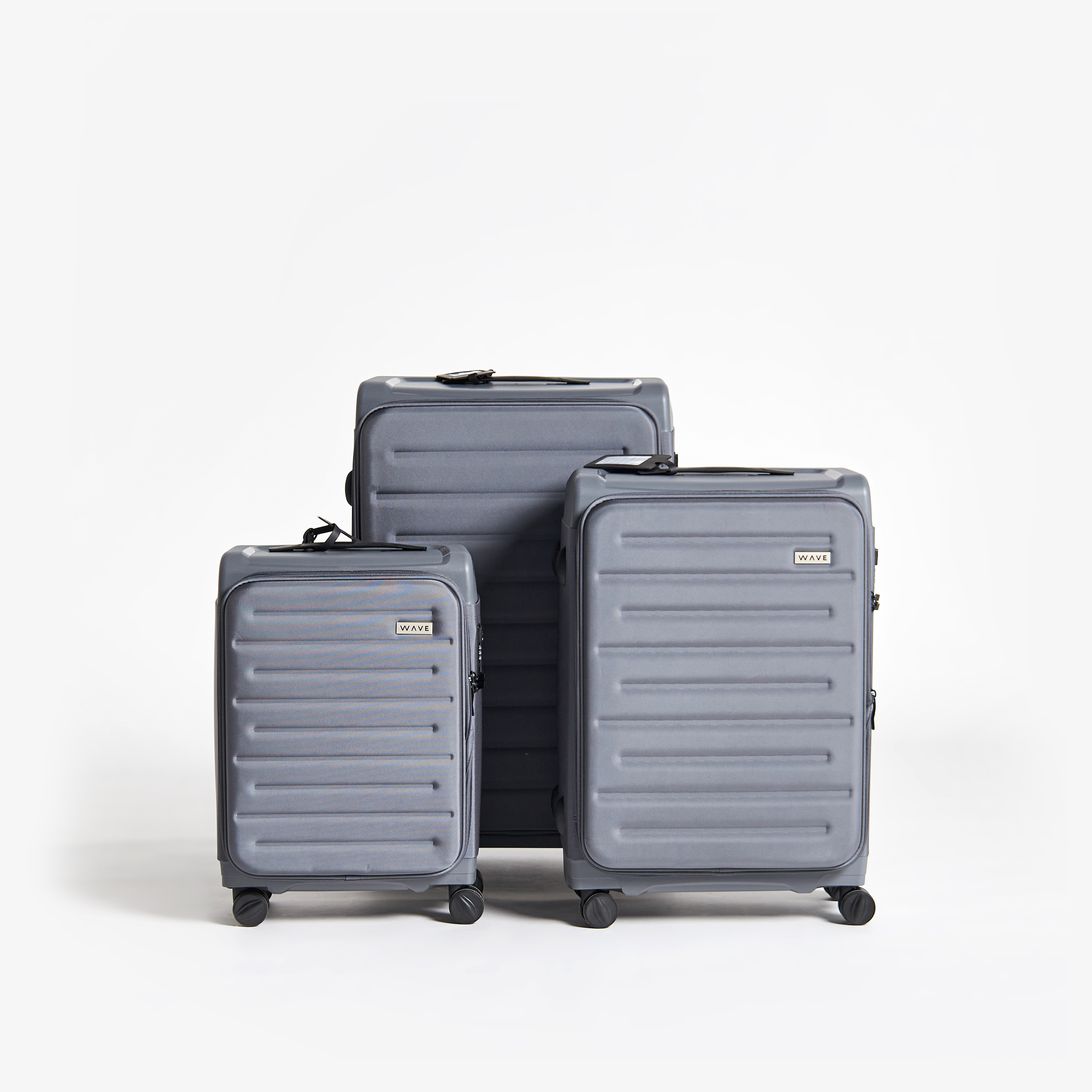 WAVE Textured Softcase Luggage Trolley with Retractable Handle - 20 inches Cabin Bag-travel-luggagesandbags-luggage-image-3