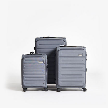 WAVE Textured Softcase Trolley Bag with Retractable Handle-Luggage-image-1
