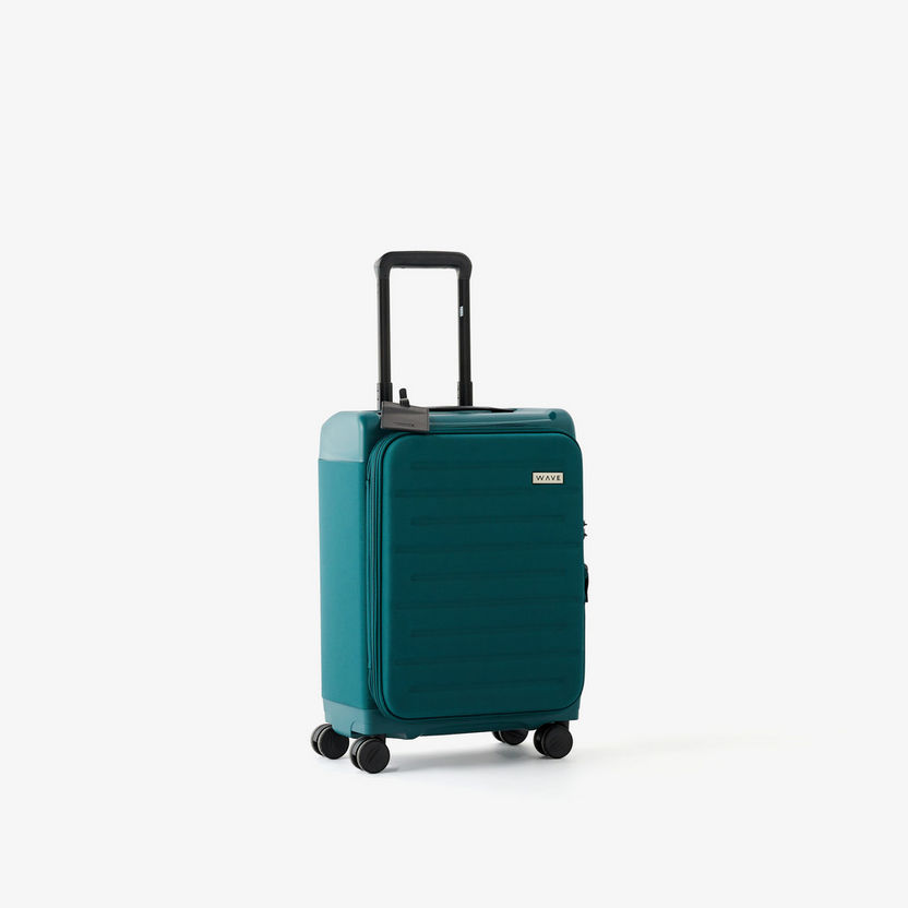 WAVE Textured Softcase Luggage Trolley Bag with Retractable Handle-Luggage-image-1