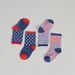 Superman Printed Socks - Set of 2-Socks-thumbnail-1