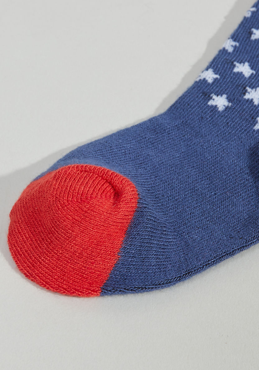 Superman Printed Socks - Set of 2-Socks-image-2