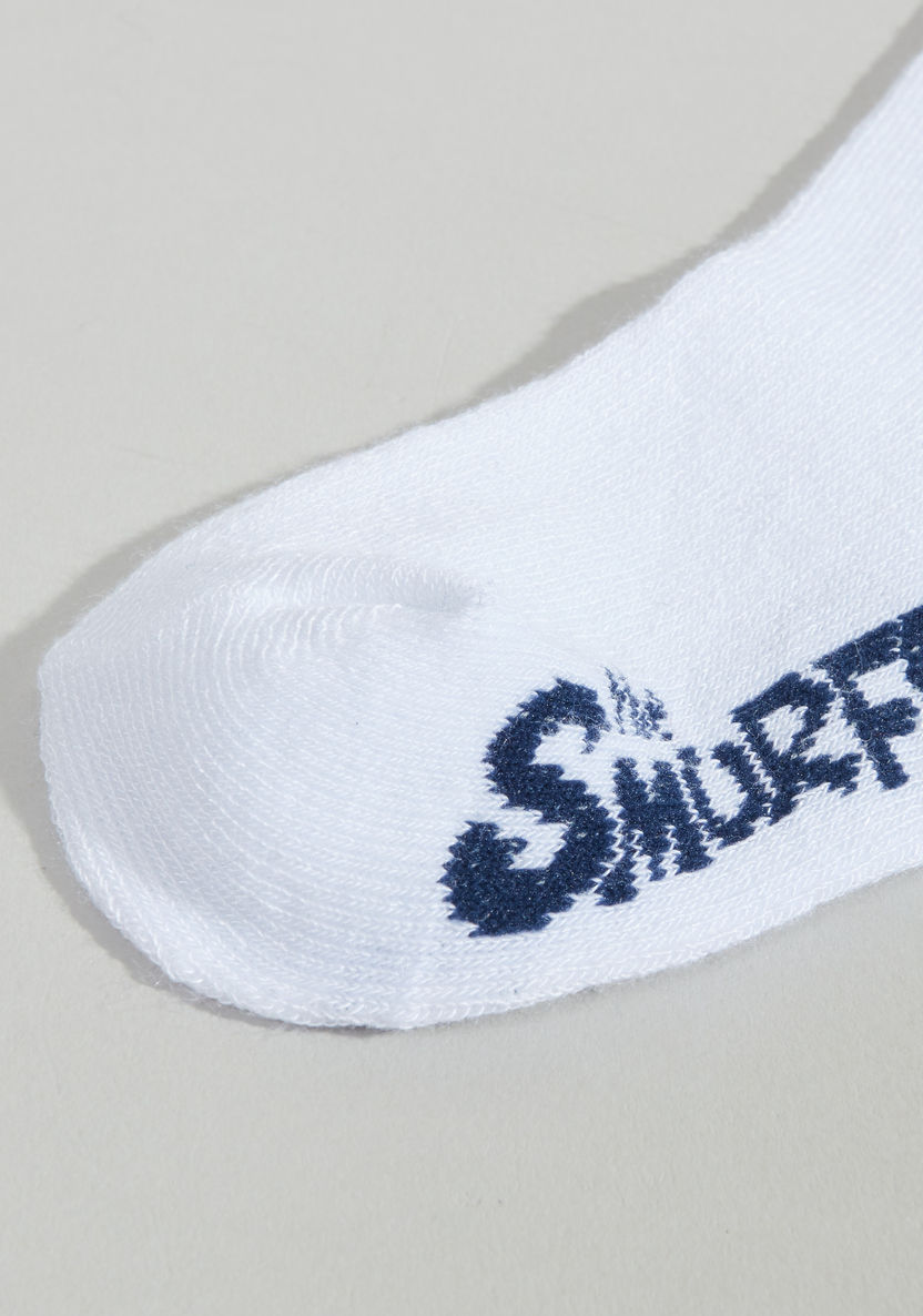 The Smurfs Printed Organic Socks - Set of 2-Socks-image-2