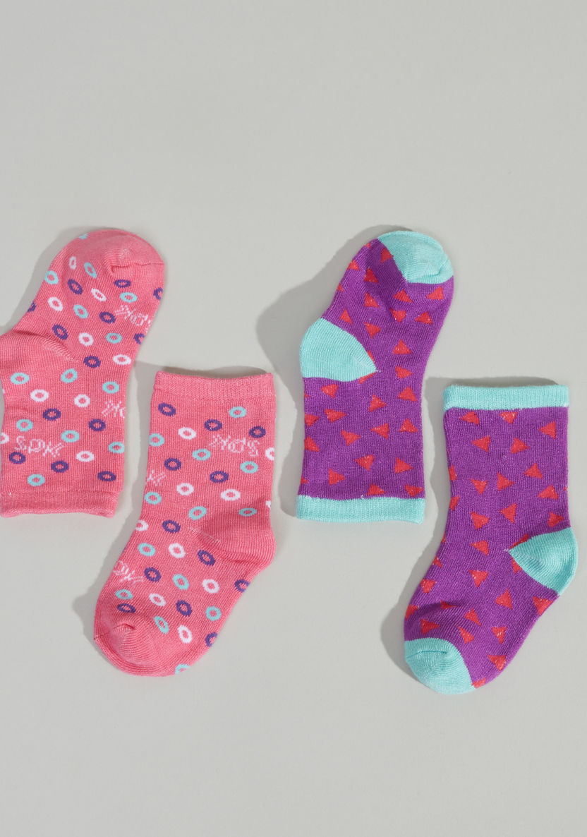 Shopkins Printed Socks - Set of 2-Socks-image-1