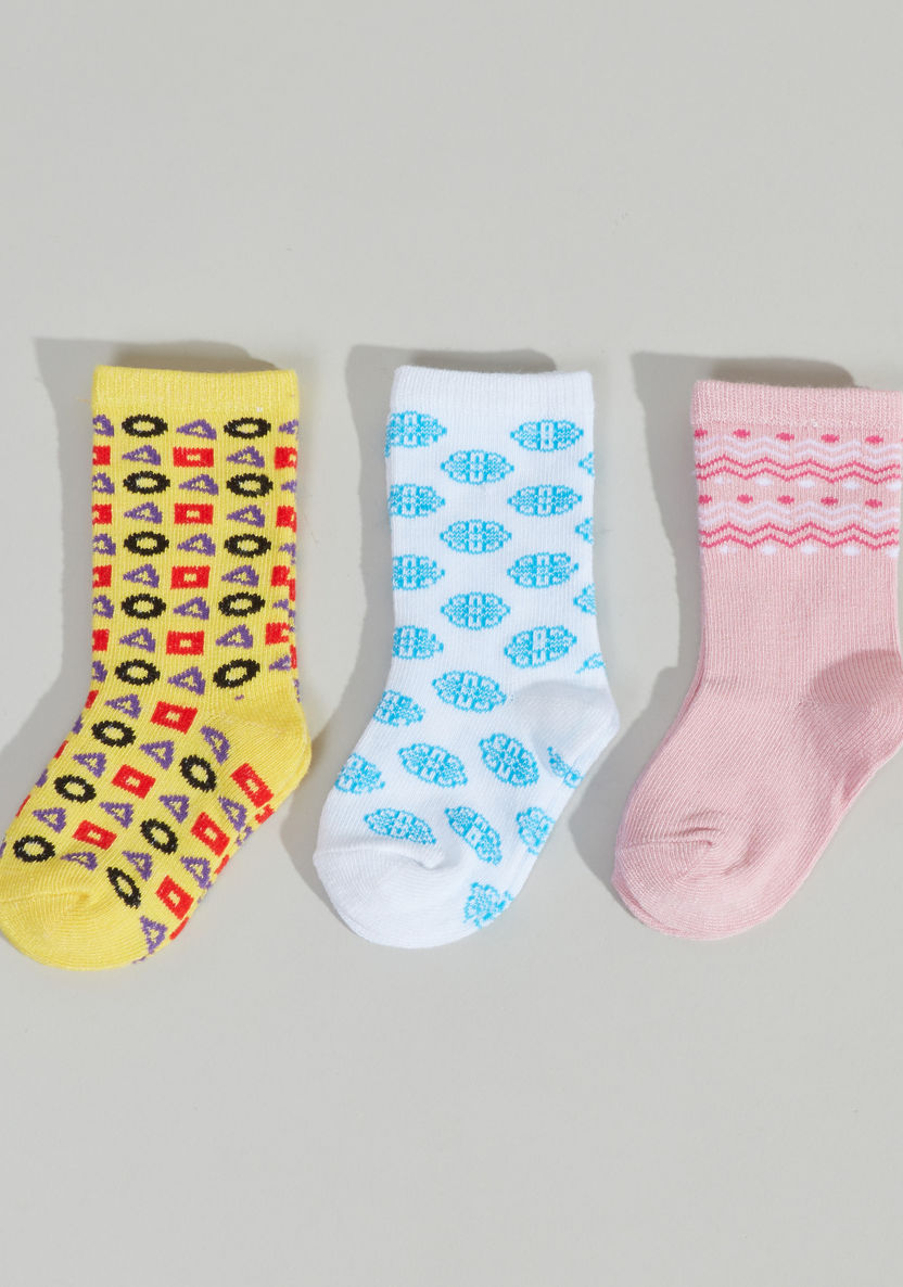 Tweety Printed Socks - Set of 3-Socks-image-0