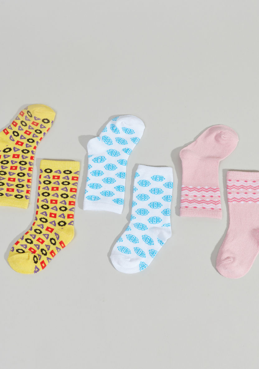 Tweety Printed Socks - Set of 3-Socks-image-1
