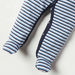 Juniors Striped Long Sleeves Sleepsuit with Button Closure-Sleepsuits-thumbnail-2
