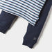 Juniors Striped Short Sleeves T-shirt and Pyjama Set-Pyjama Sets-thumbnailMobile-2