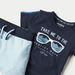 Juniors Surf Print T-shirt and Joggers Set-Pyjama Sets-thumbnailMobile-1