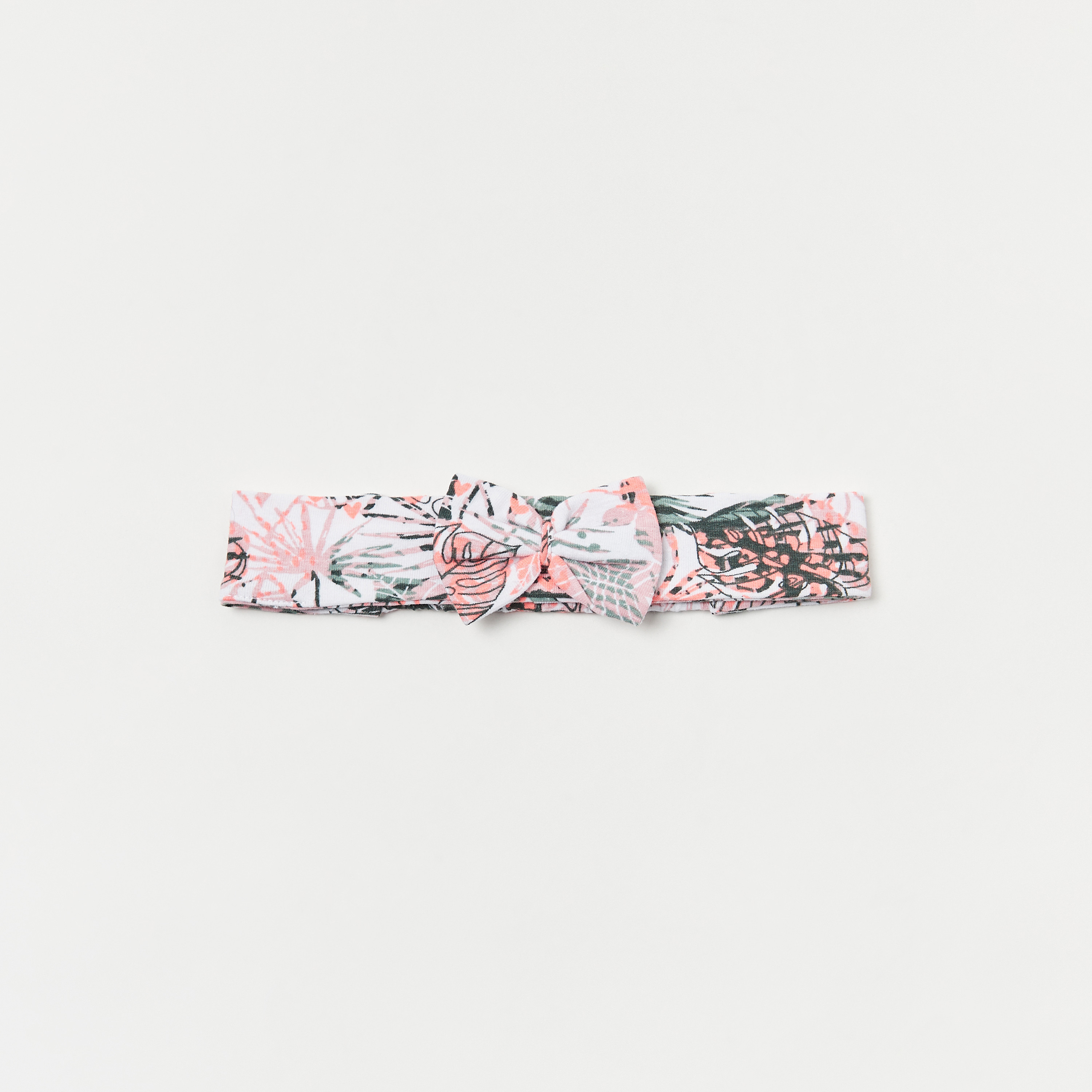 شريطة رأس بطبعات وفيونكة من جونيورز-baby-girls-accessories-hairaccessories-image-1
