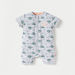 Juniors Car Print Romper with Short Sleeves and Zip Closure-Rompers%2C Dungarees and Jumpsuits-thumbnailMobile-0