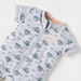 Juniors Car Print Romper with Short Sleeves and Zip Closure-Rompers%2C Dungarees and Jumpsuits-thumbnailMobile-1