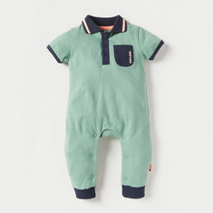 Juniors Solid Sleepsuit with Short Sleeves