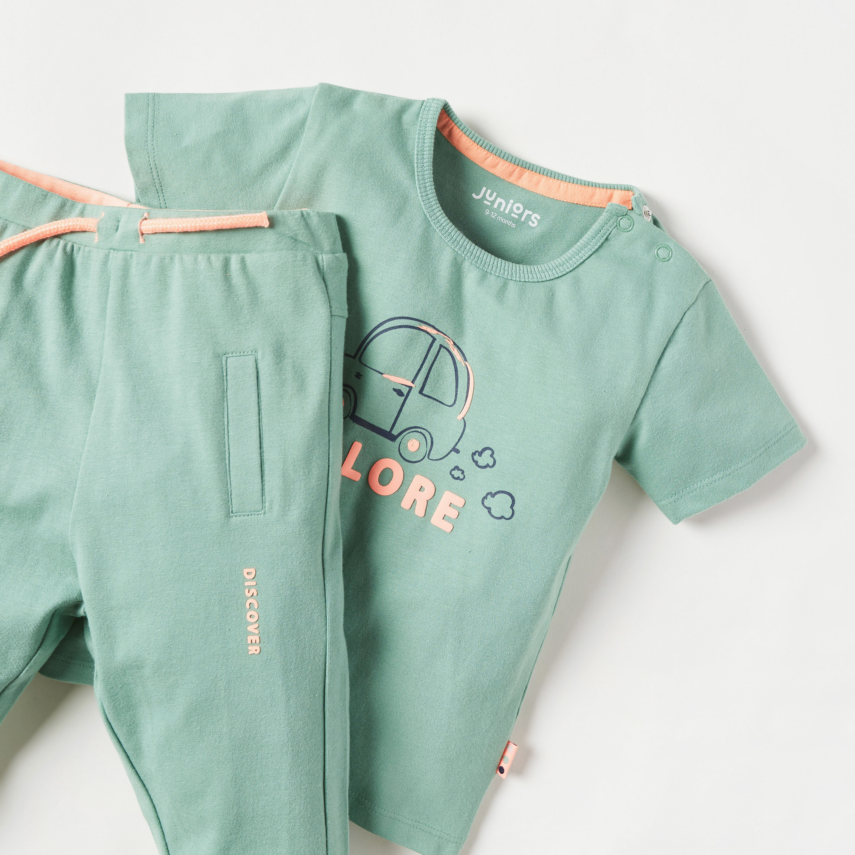 Juniors Printed T-shirt and Pyjama Set-baby-boys-clothing-nightwear-pyjamasets-image-4