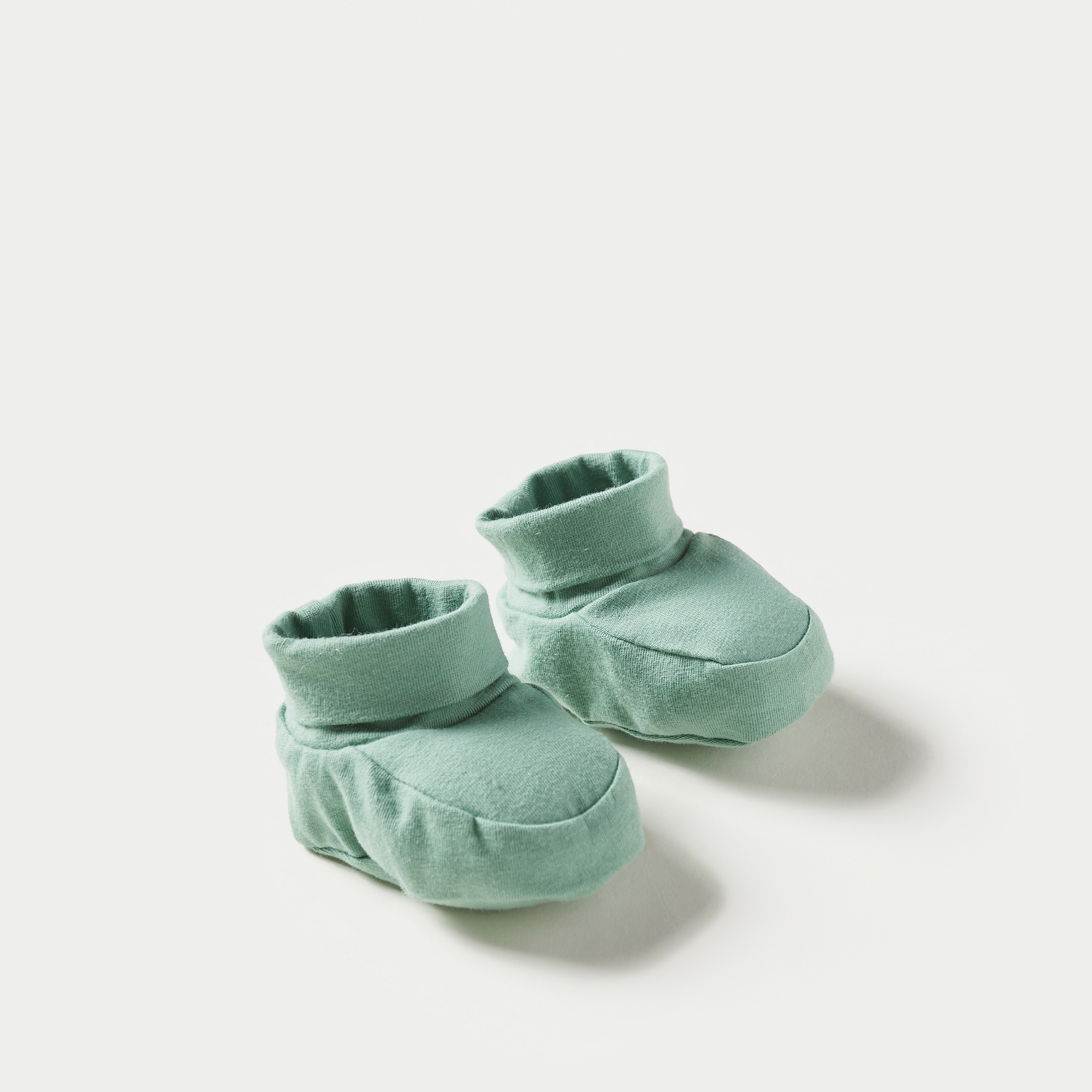 Juniors Solid Slip-On Booties-baby-boys-shoes-booties-image-2