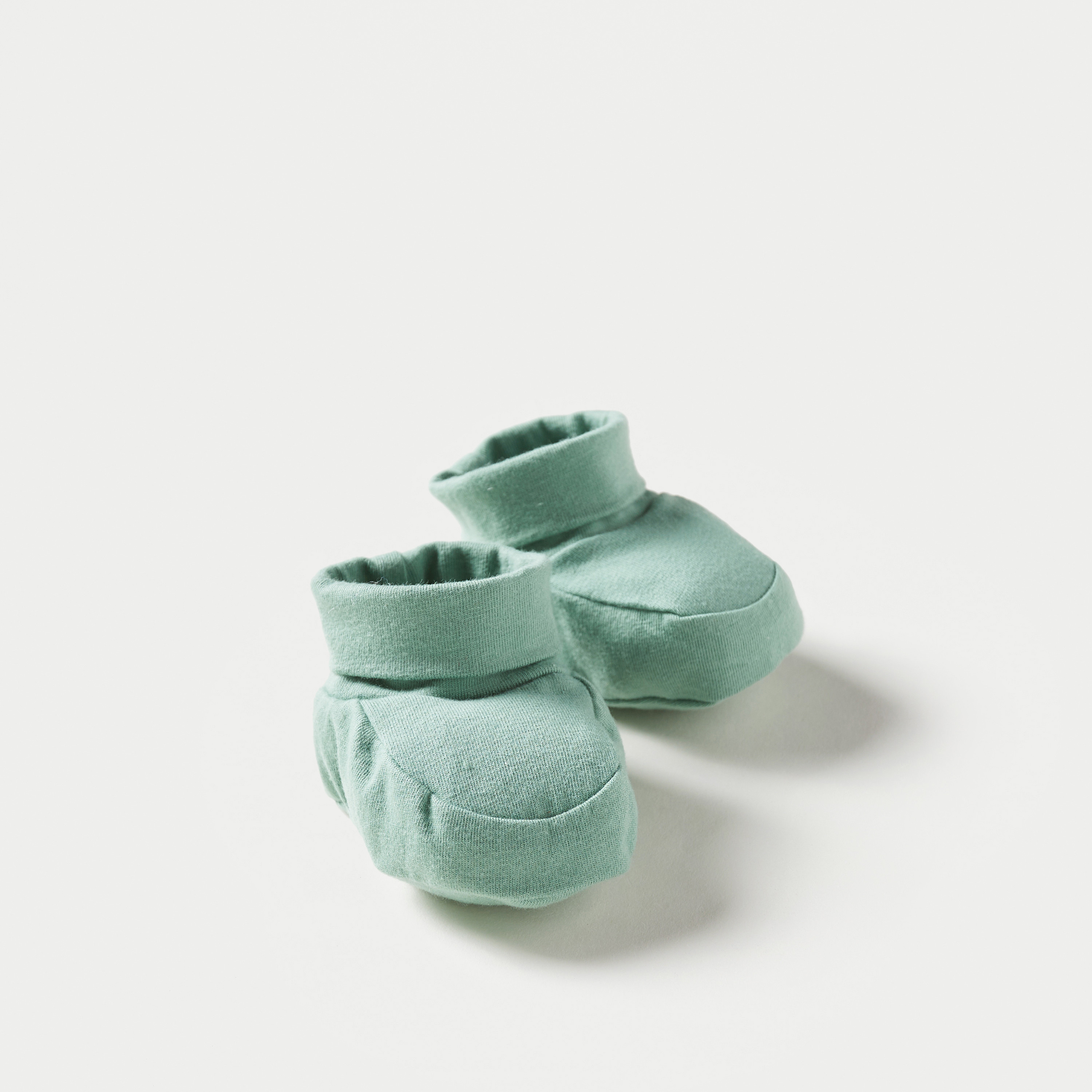 Juniors Solid Slip-On Booties-baby-boys-shoes-booties-image-3
