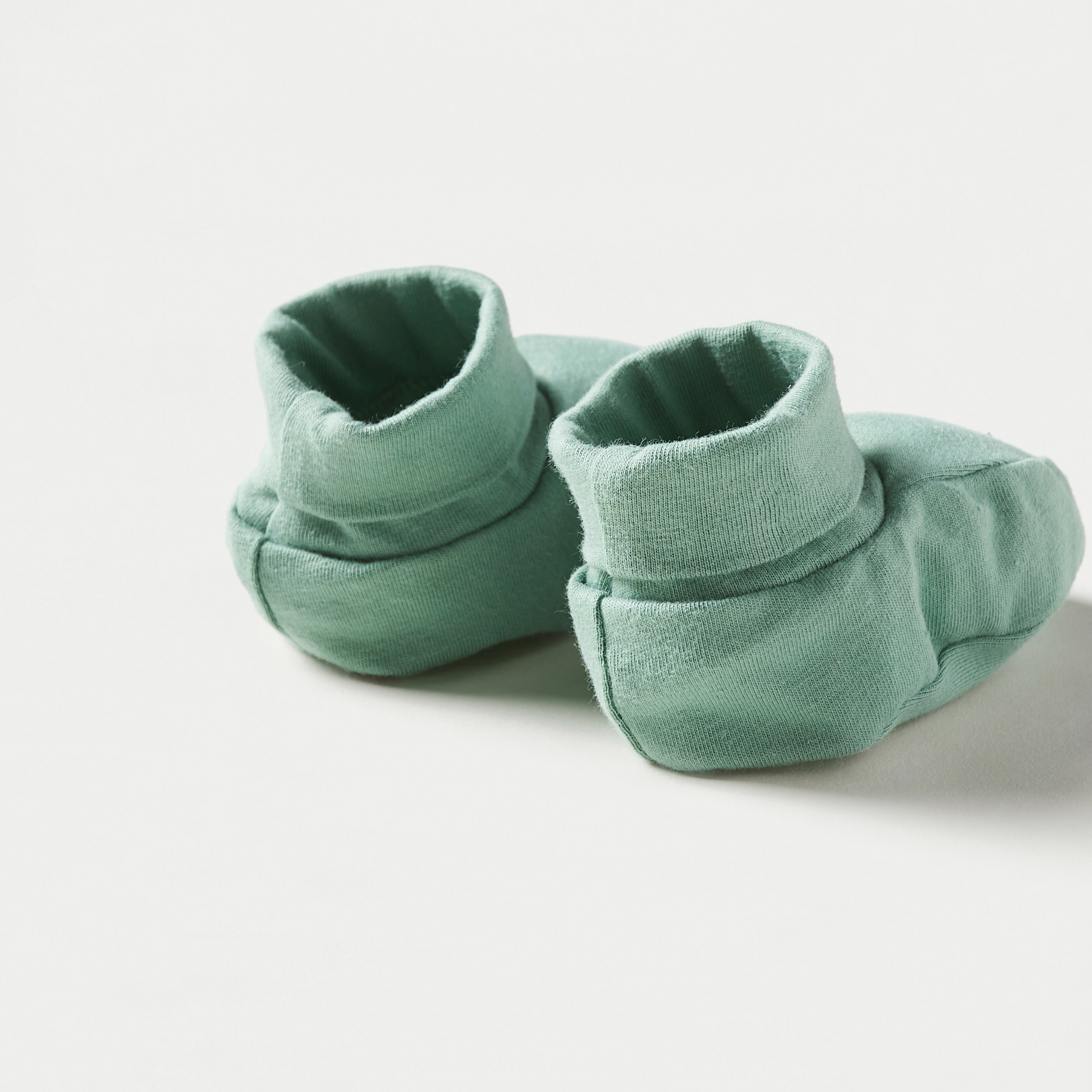 Juniors Solid Slip-On Booties-baby-boys-shoes-booties-image-4
