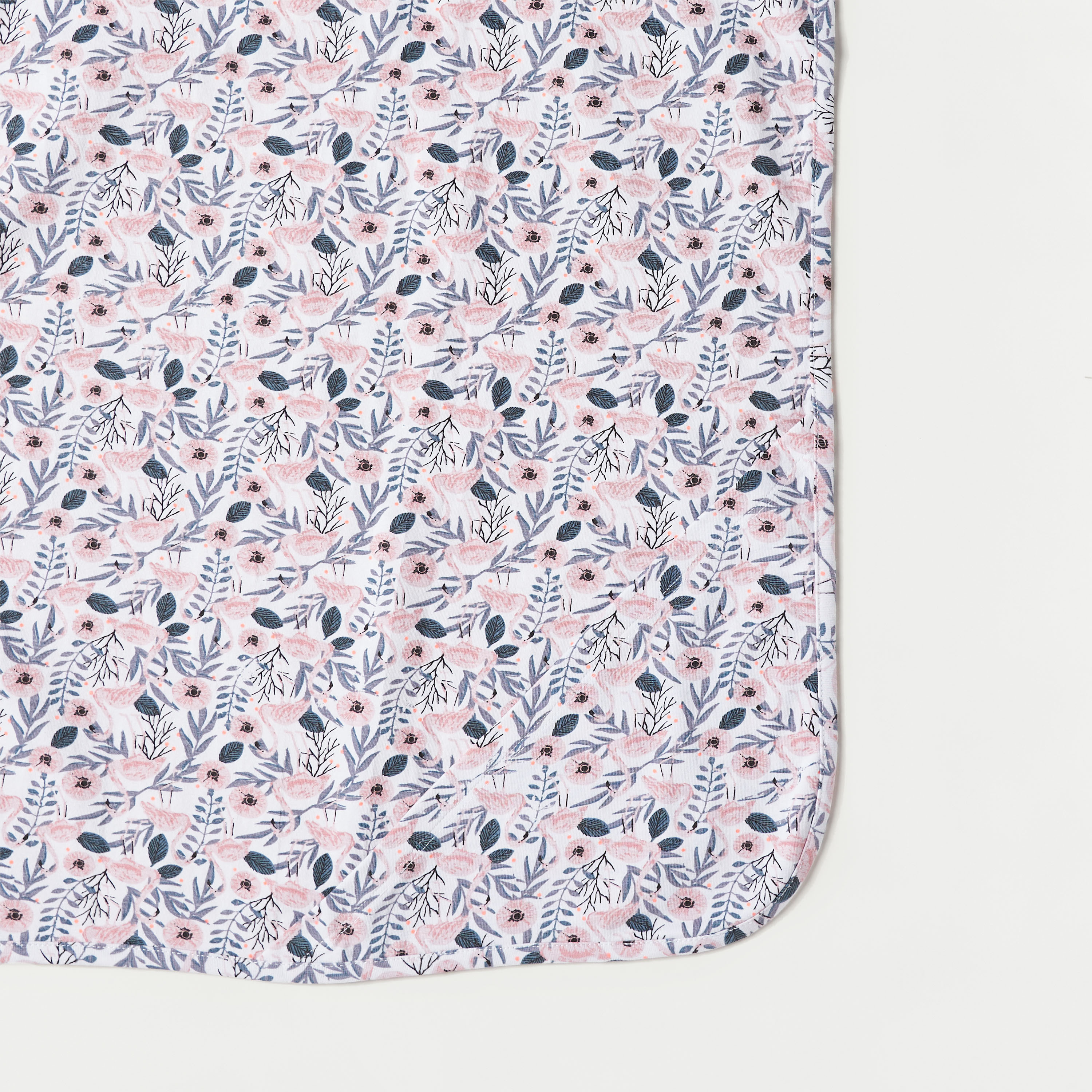 بطانية حديثي الولادة بطبعات زهرية من جونيورز - 70x70 سم-baby-nursery-blanketsandswaddles-receivingblankets-image-2