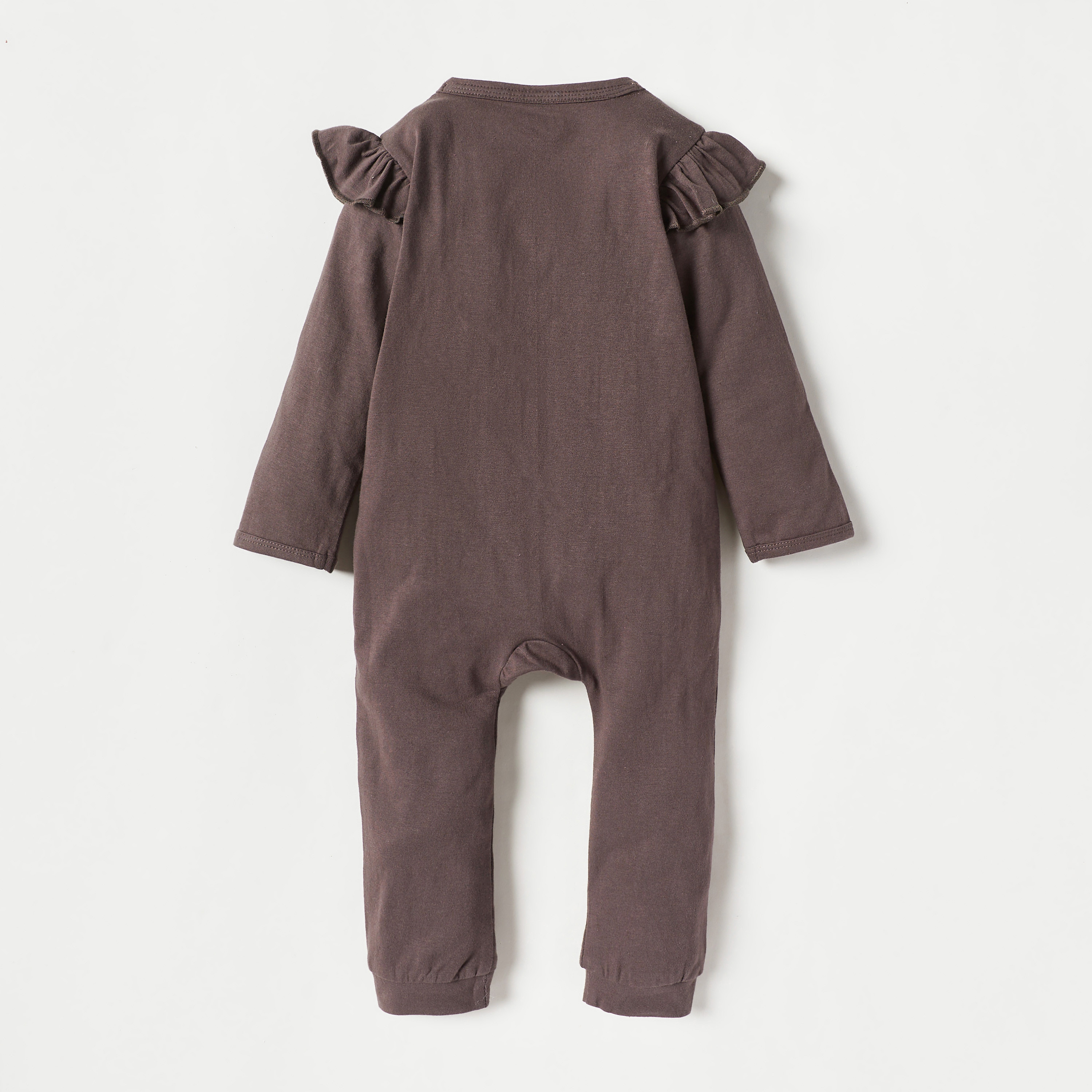 Juniors Printed Sleepsuit with Long Sleeves and Ruffle Detail-baby-girls-clothing-nightwear-sleepsuits-image-4