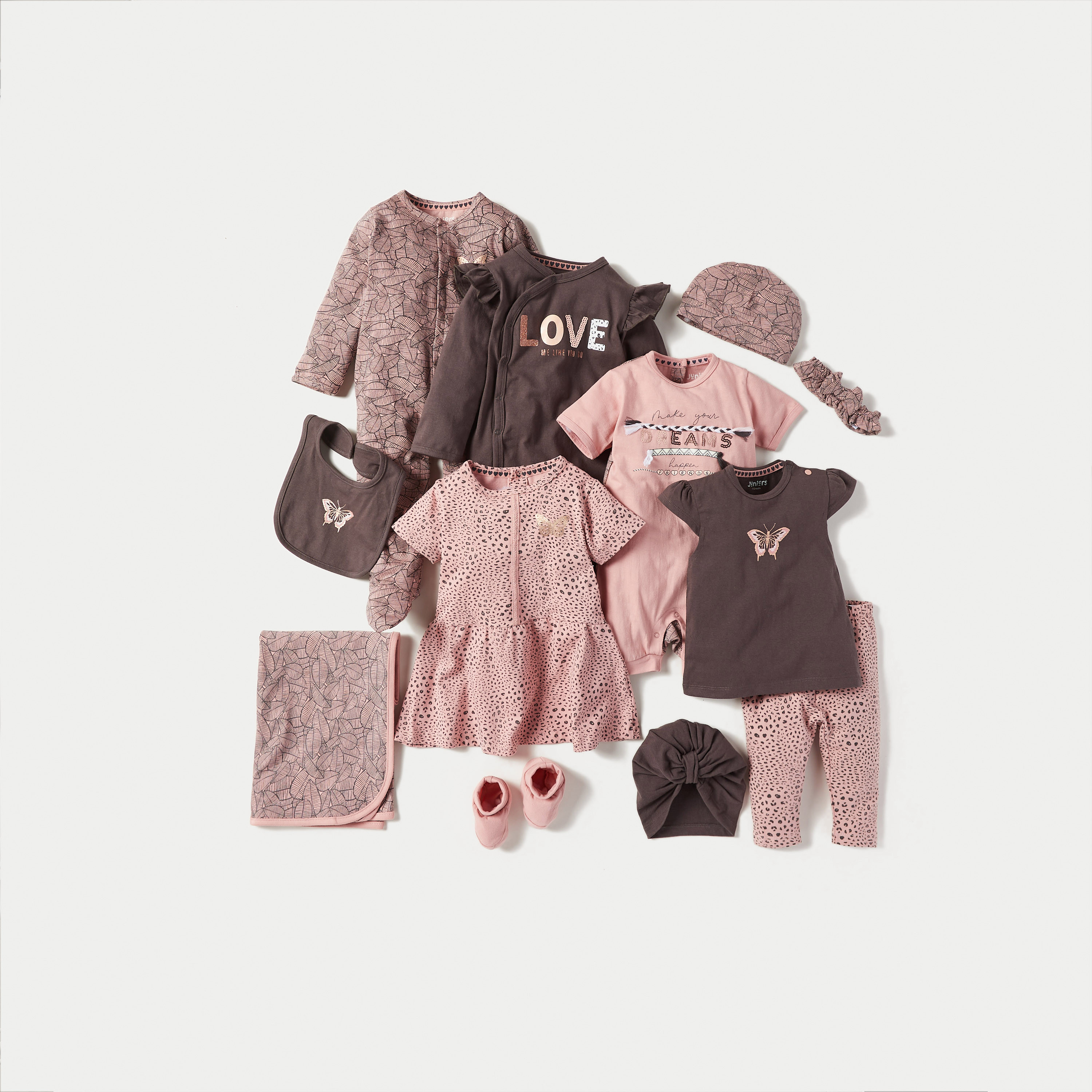 Juniors Printed Sleepsuit with Long Sleeves and Ruffle Detail-baby-girls-clothing-nightwear-sleepsuits-image-5