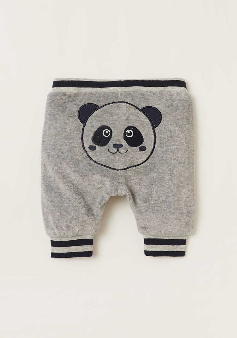 Giggles Panda Print Long Sleeves Sweatshirt and Pyjama Set-Pyjama Sets-image-3
