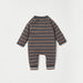 Juniors Striped Print Sleepsuit with Tape Detail and Zip Closure-Sleepsuits-thumbnailMobile-3