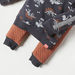 Juniors Dinosaur Print Long Sleeves T-shirt and Pyjama Set-Pyjama Sets-thumbnail-2