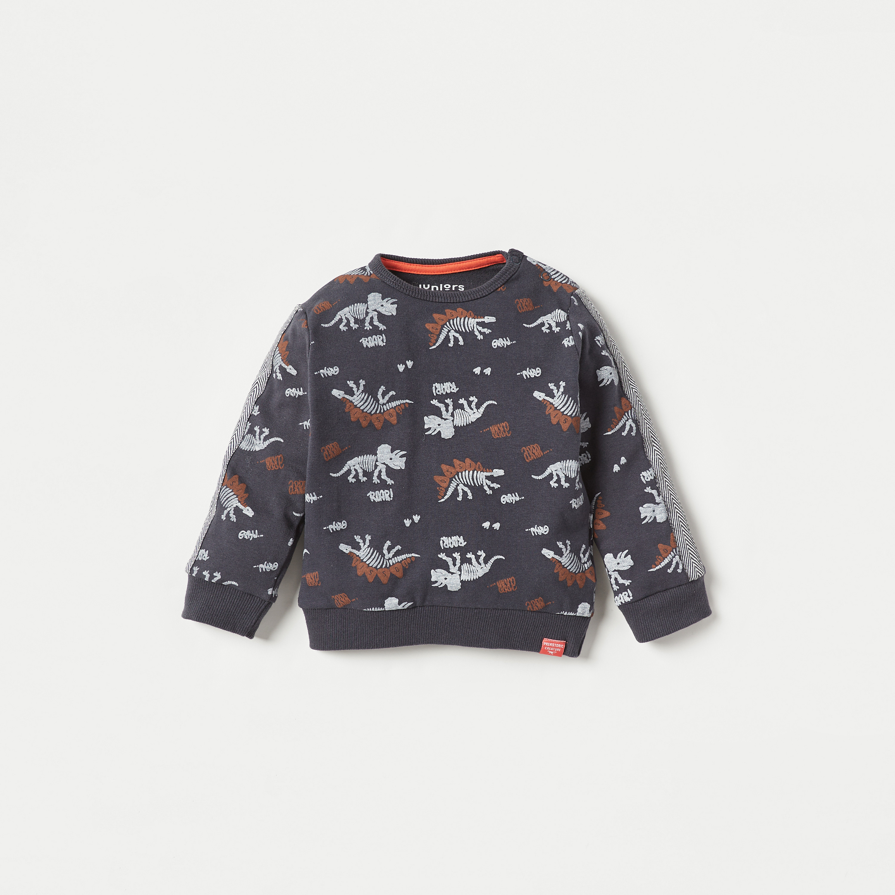 طقم بنطلون بيجاما وتيشيرت بأكمام طويلة وطبعات ديناصور من جونيورز-baby-boys-clothing-nightwear-pyjamasets-image-4