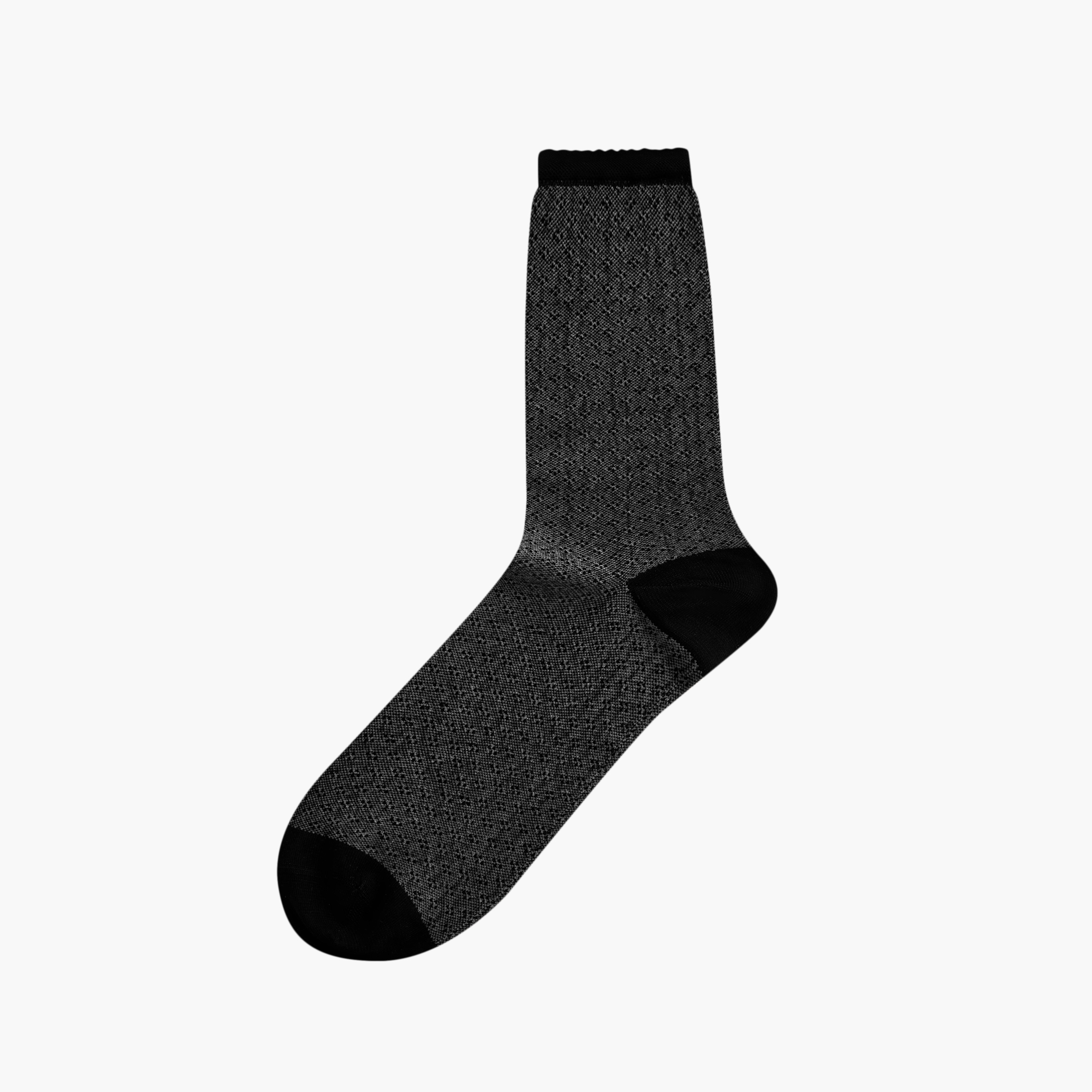Duchini Printed Non Terry Crew Length Socks - Set of 3-men-socks-image-2