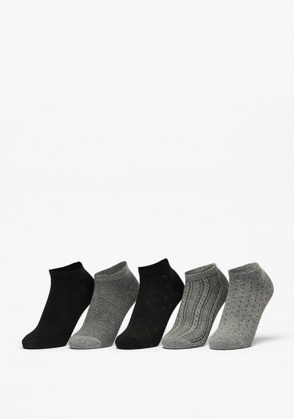 Assorted Ankle Length Socks - Set of 5-Men%27s Socks-image-0