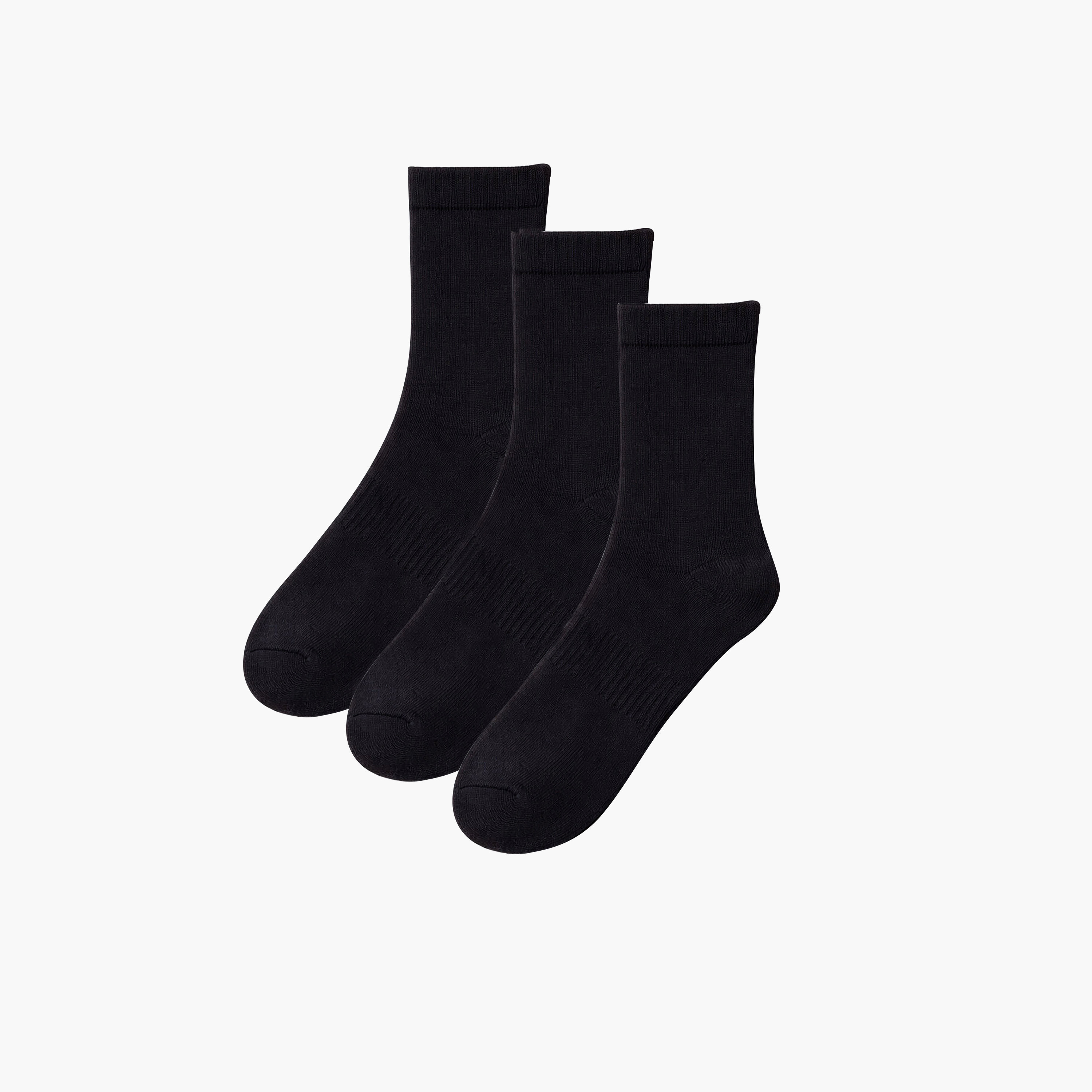 طقم جوارب سادة، 3 أزواج من فيكتور آند جين-boys-accessories-socks-image-1