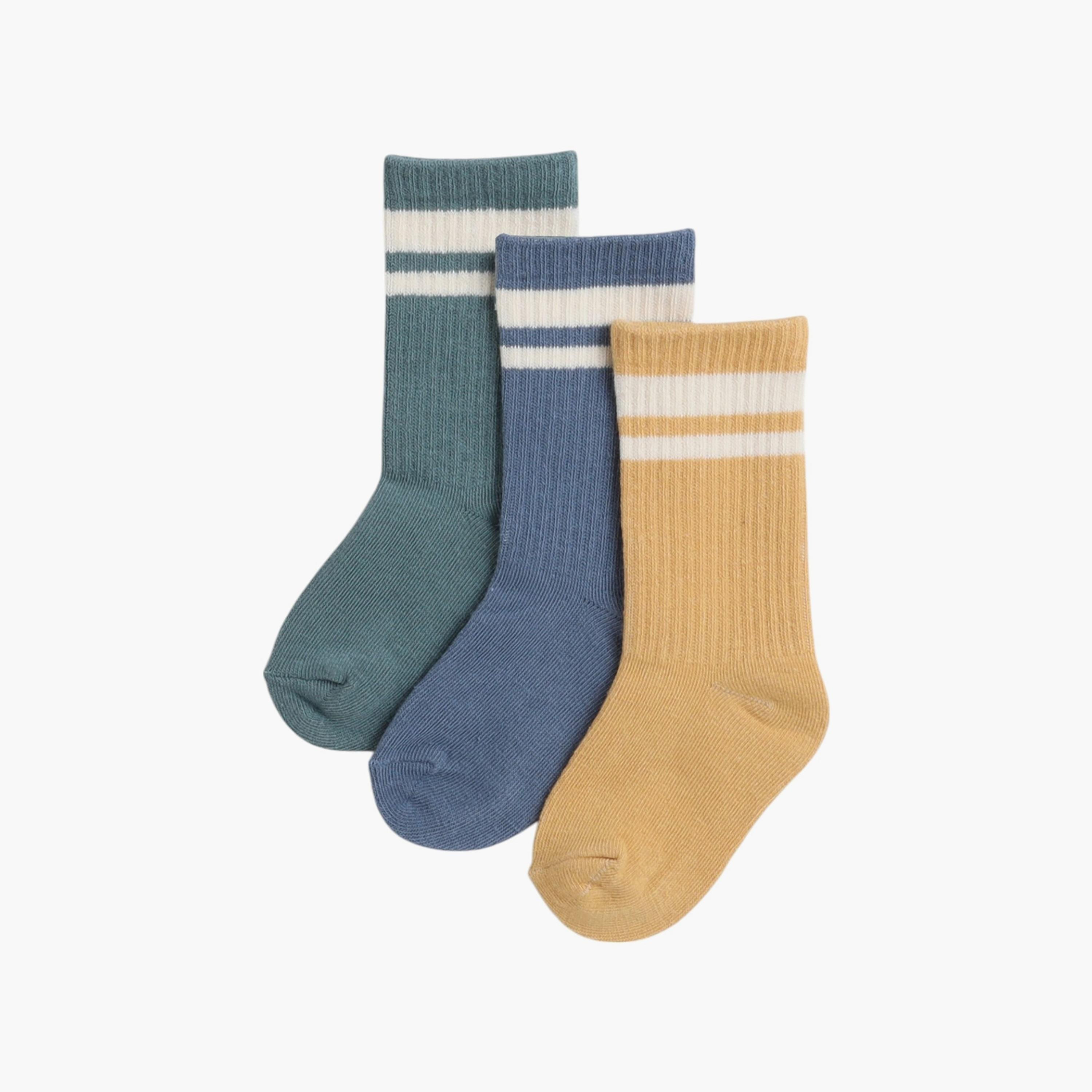 3 أزواج من الجوارب المخططة من فيكتور اند جين-boys-accessories-socks-image-1