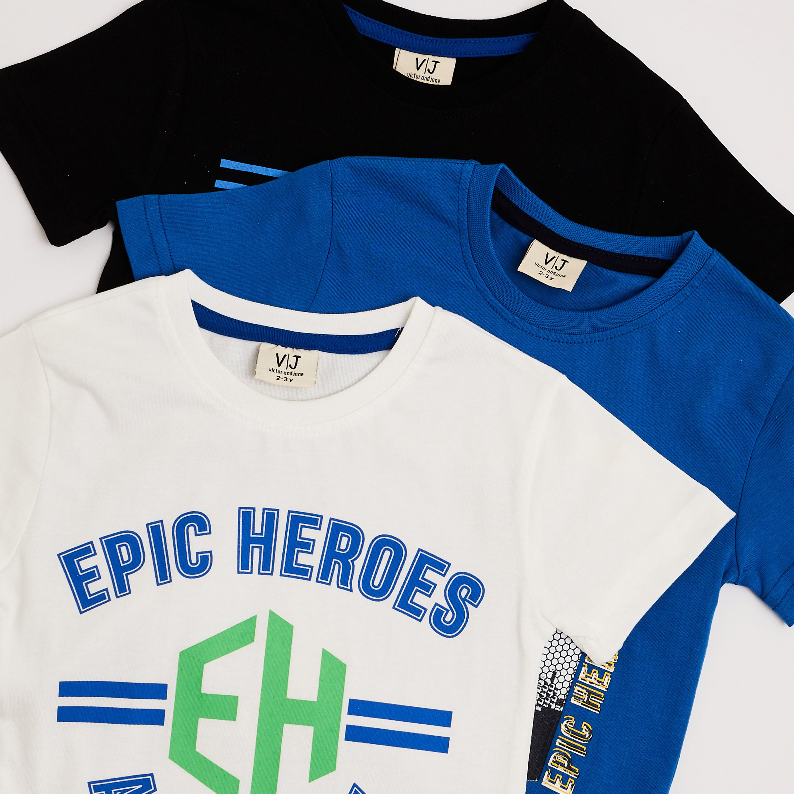 طقم تي شيرت مطبوع من 3 قطع من فيكتور آند جين - متعدد الألوان-boys-clothing-tshirtsandpolos-image-6
