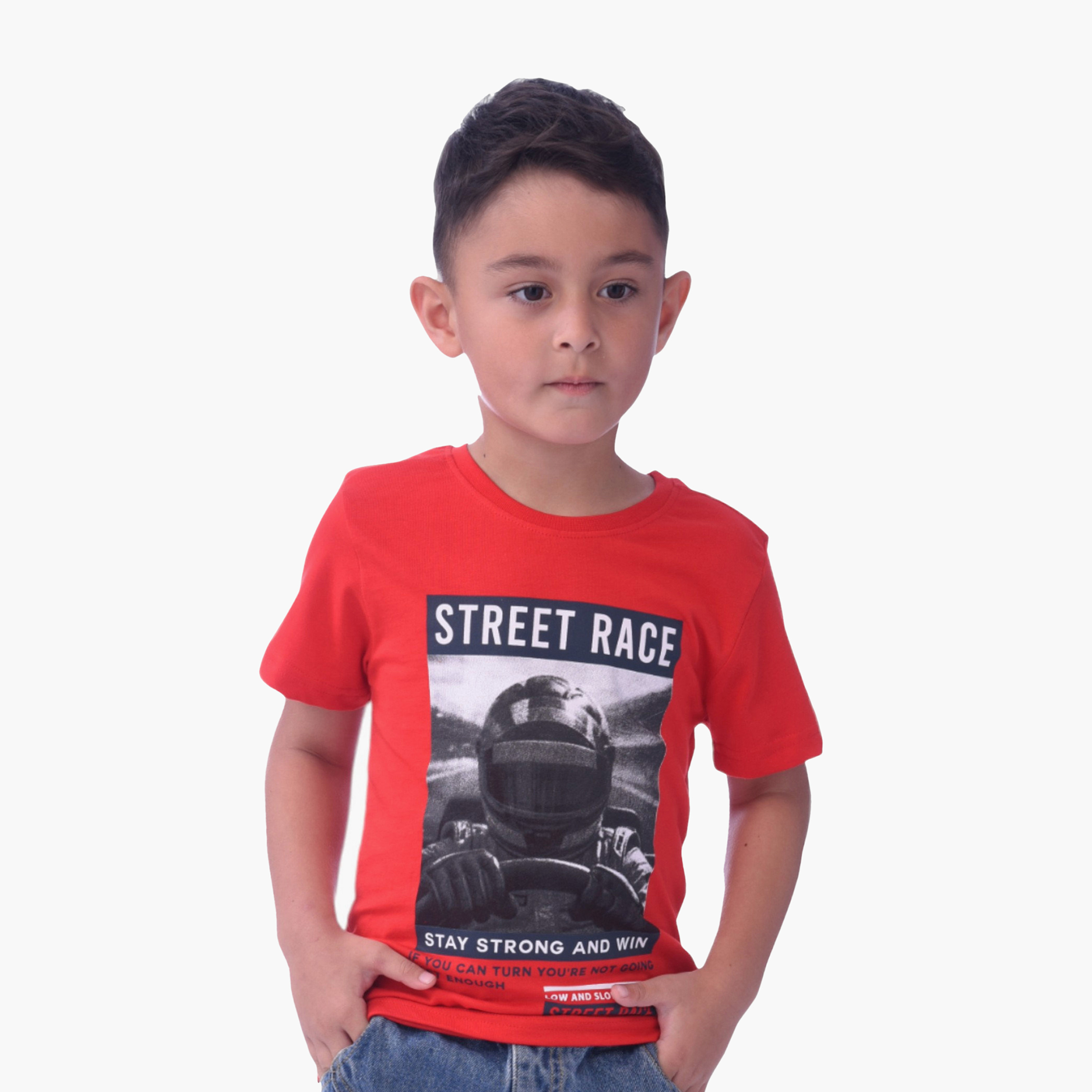 Victor and Jane 3-Piece Printed T-Shirt Set - Multicolour-boys-clothing-tshirtsandpolos-image-2