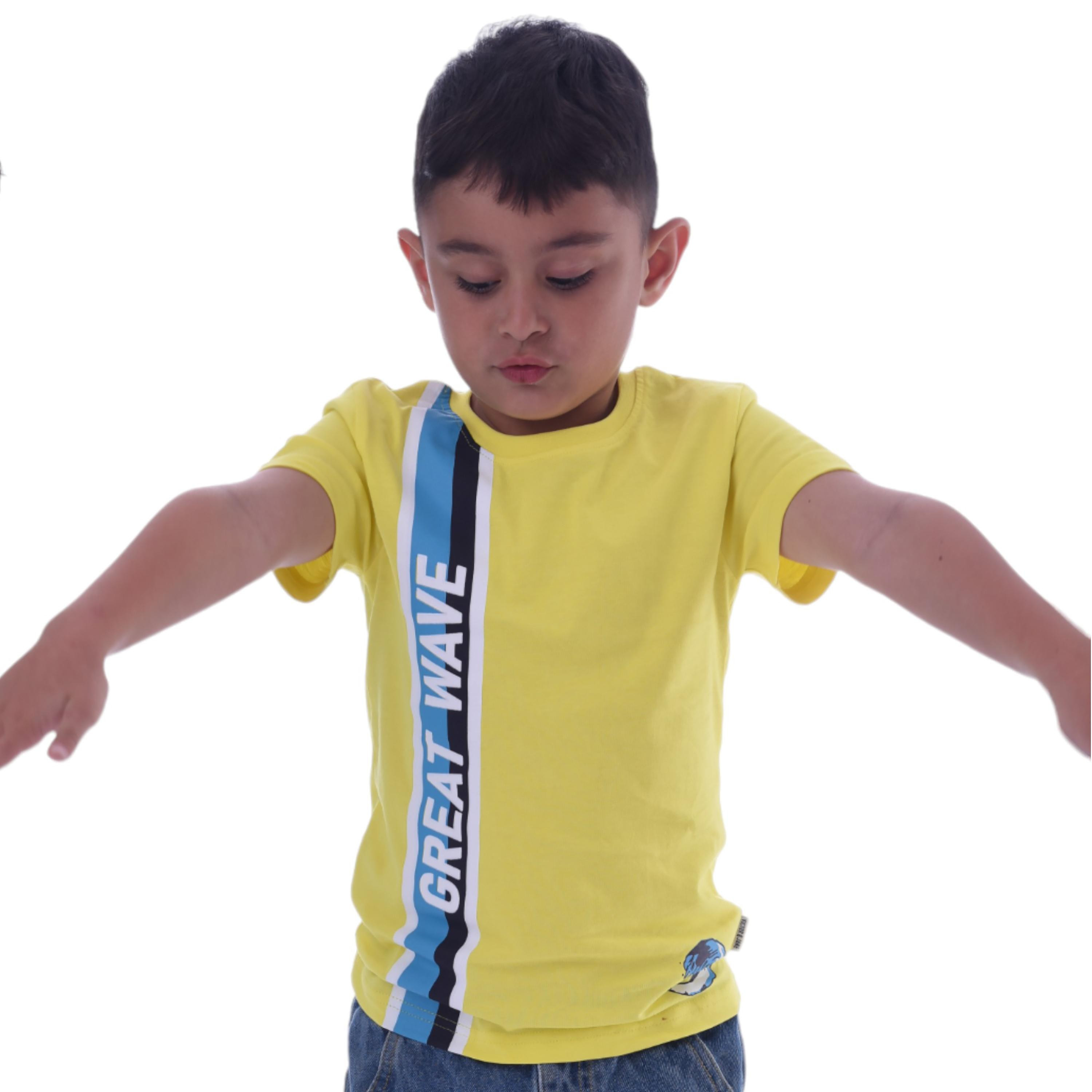 تي شيرت بأكمام قصيرة 3 قطع مطبوعة من فيكتور اند جين -boys-clothing-tshirtsandpolos-image-3