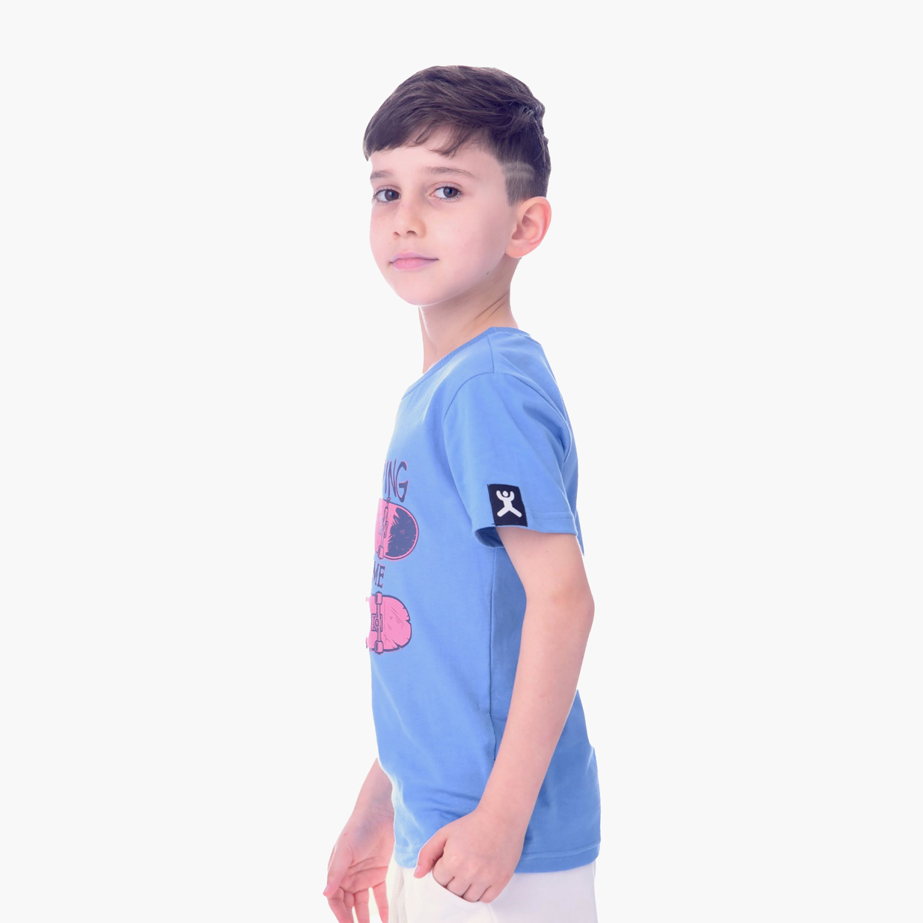 تي شيرت بطبعة فيكتور آند جين - أزرق-boys-clothing-tshirtsandpolos-image-5
