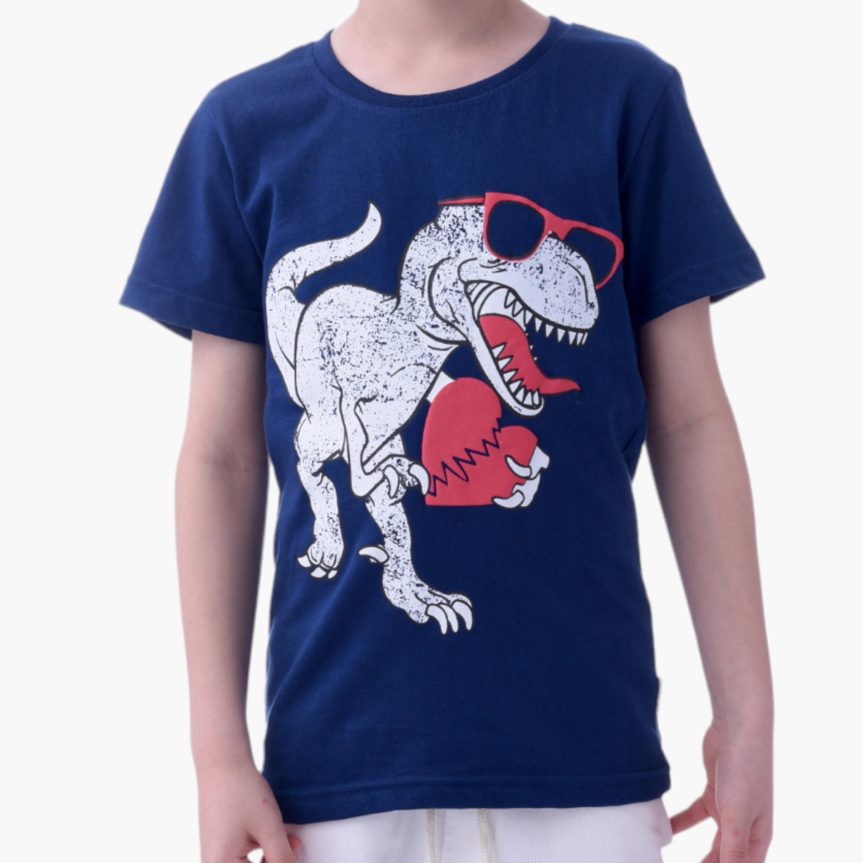 Victor and Jane Fast Cars Printed Short Sleeves T-Shirt -boys-clothing-tshirtsandpolos-image-2