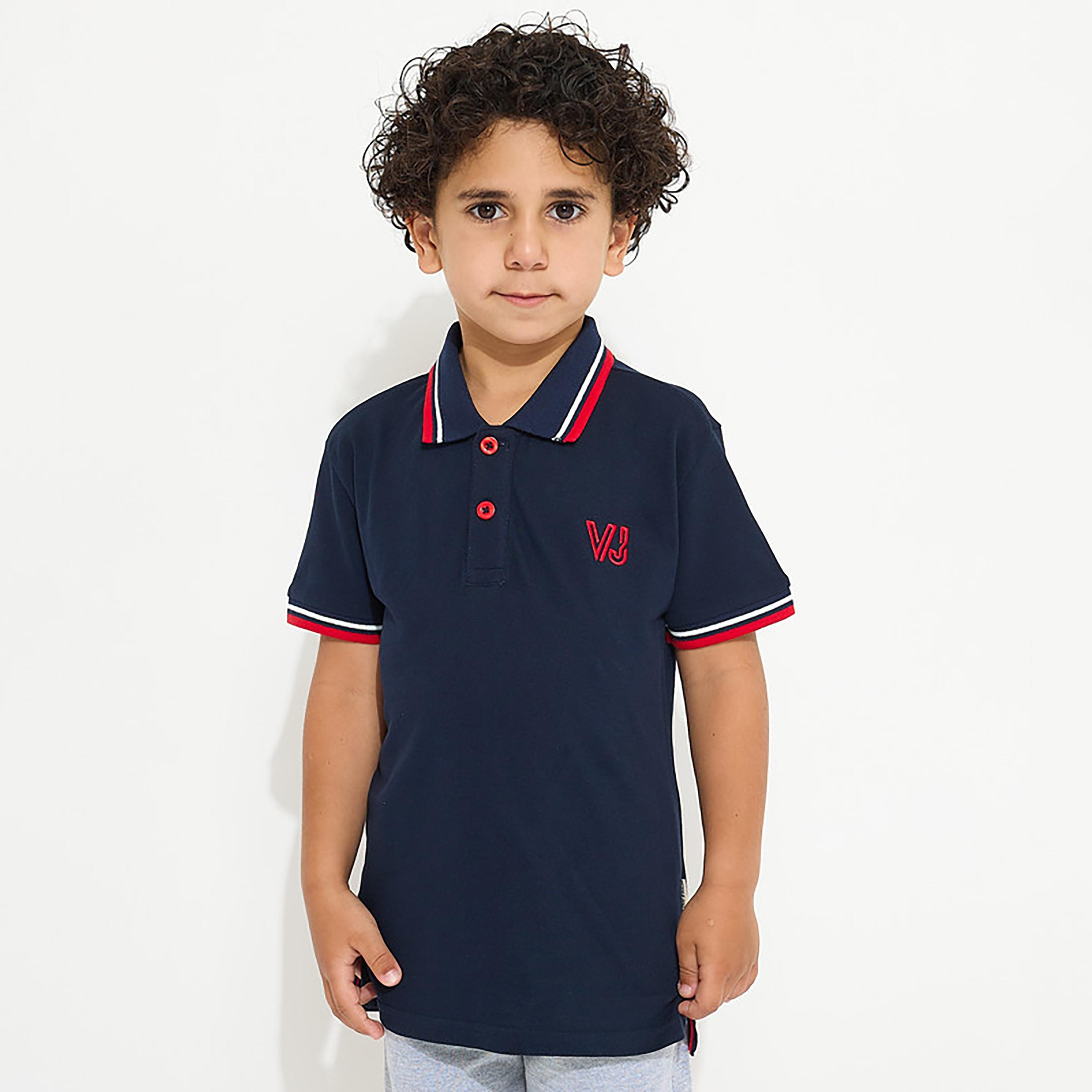 Victor and Jane Solid Short Sleeves T-Shirt-boys-clothing-tshirtsandpolos-image-1