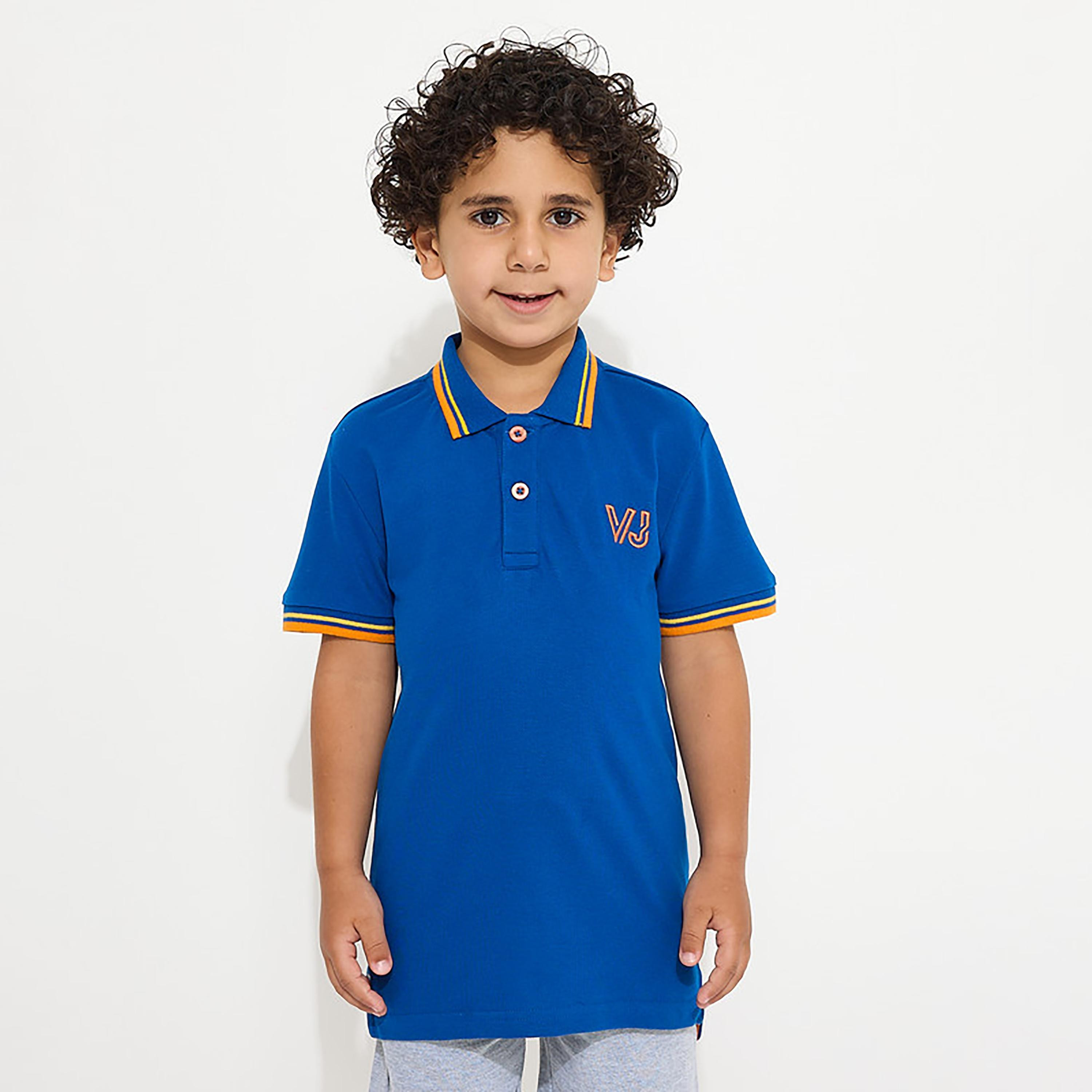 تيشيرت سادة بأكمام قصيرة من فيكتور اند جين-boys-clothing-tshirtsandpolos-image-1