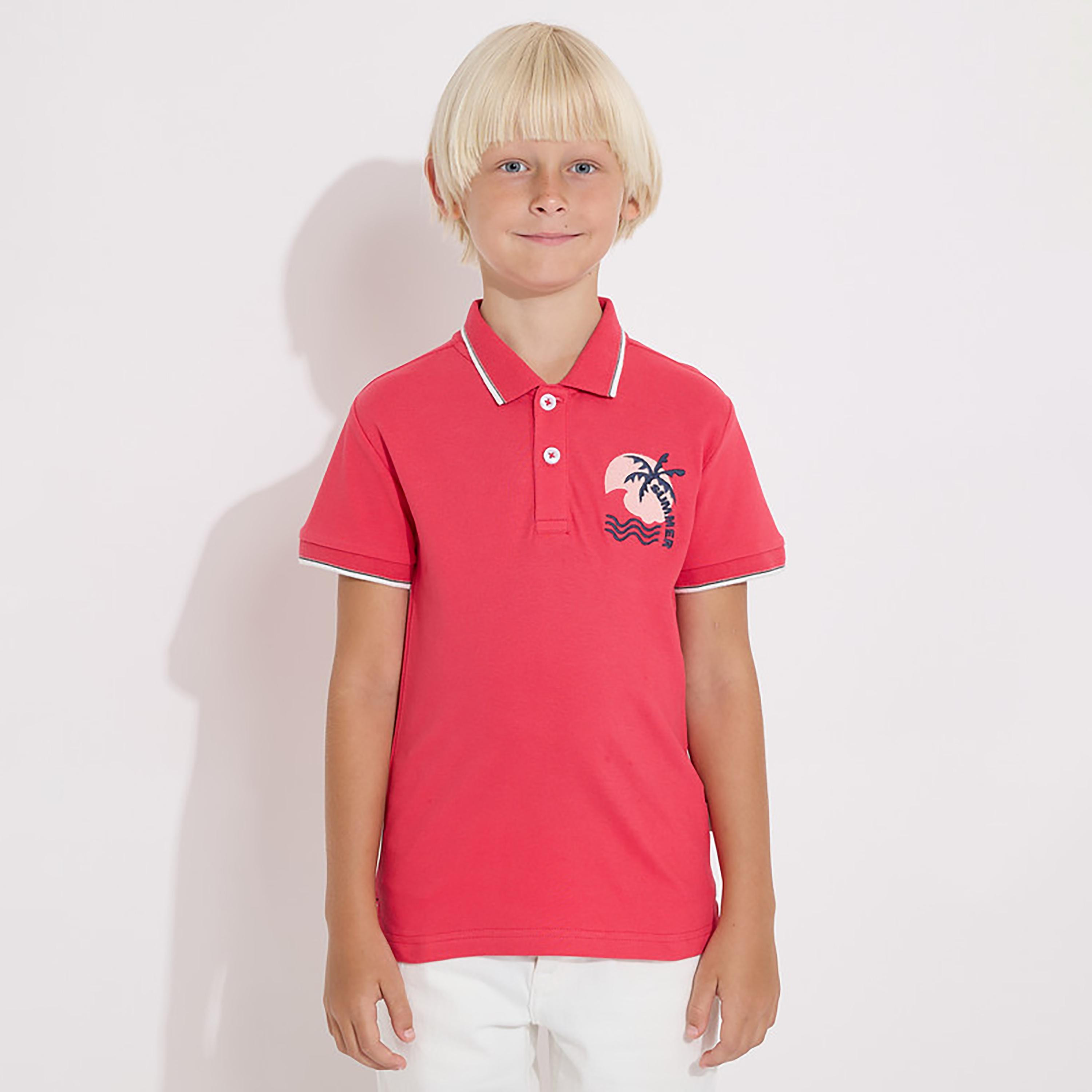 تيشيرت بأكمام قصيرة مطرز من فيكتور اند جين-boys-clothing-tshirtsandpolos-image-1