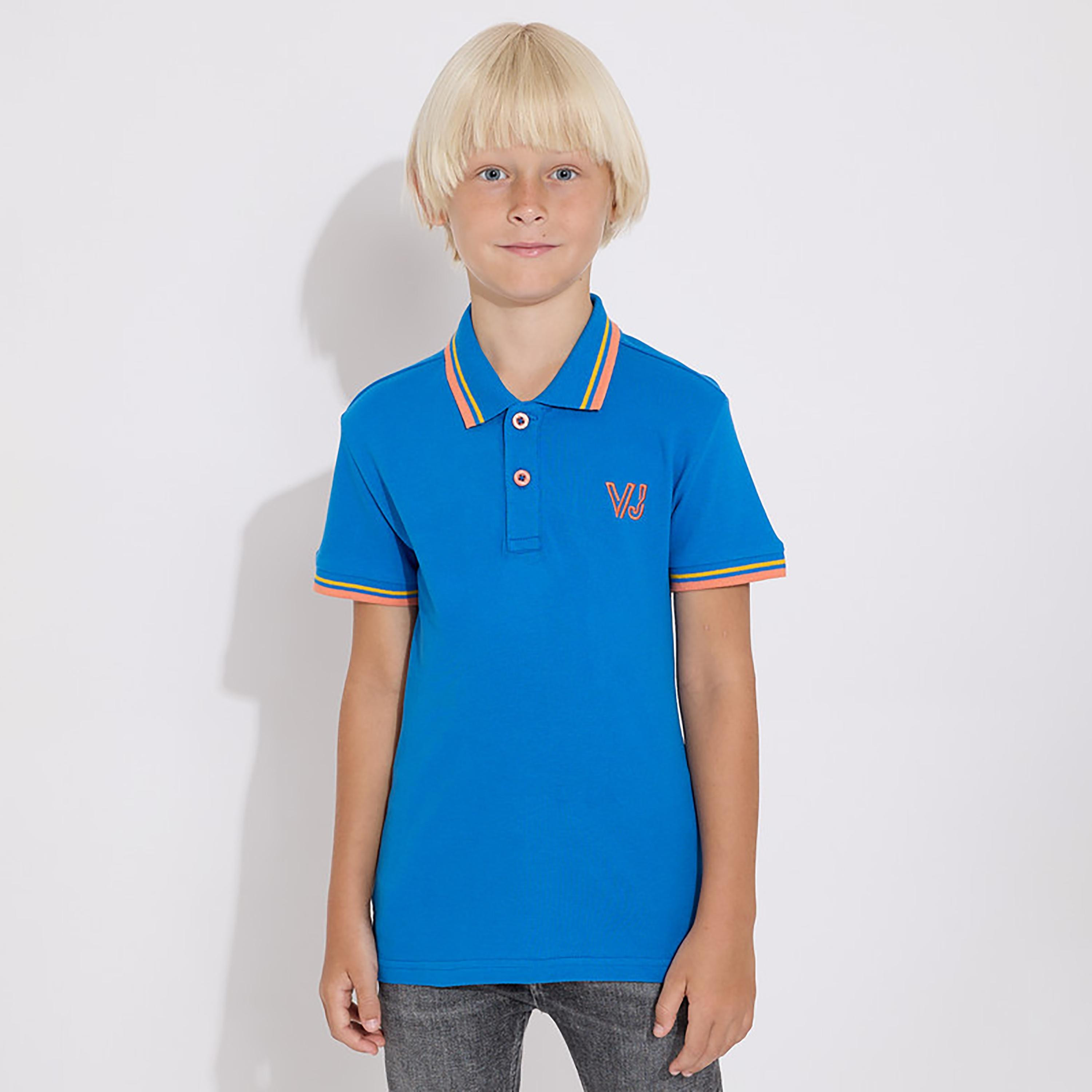 تيشيرت سادة بأكمام قصيرة من فيكتور اند جين-boys-clothing-tshirtsandpolos-image-1
