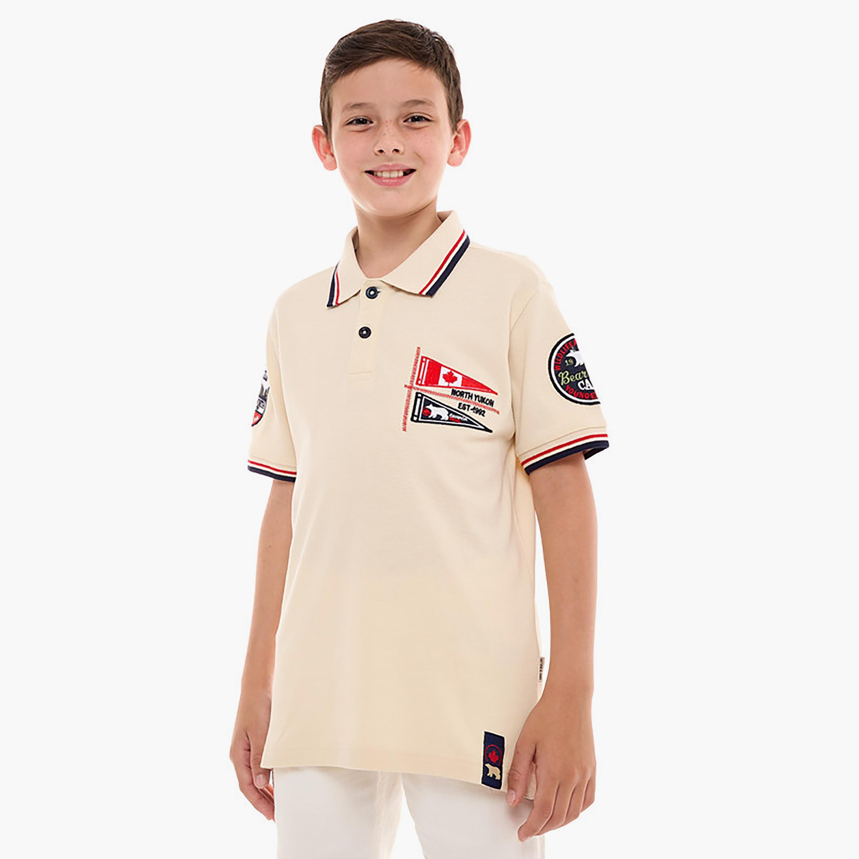 Victor and Jane Embroidered Short Sleeves T-Shirt-boys-clothing-tshirtsandpolos-image-1