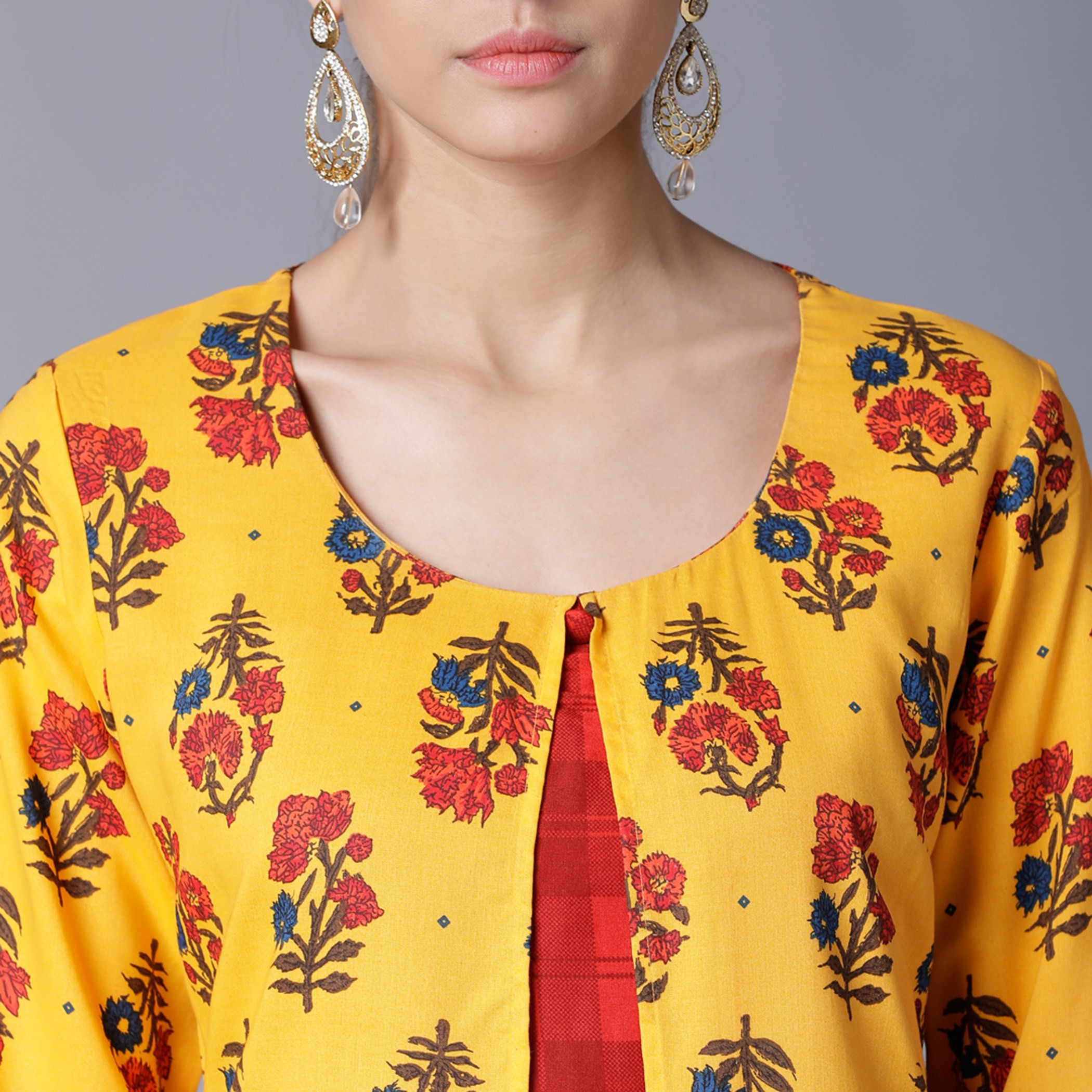 فيشوده الأصفر قمم-women-clothing-ethnicwear-salwarsuits-image-5
