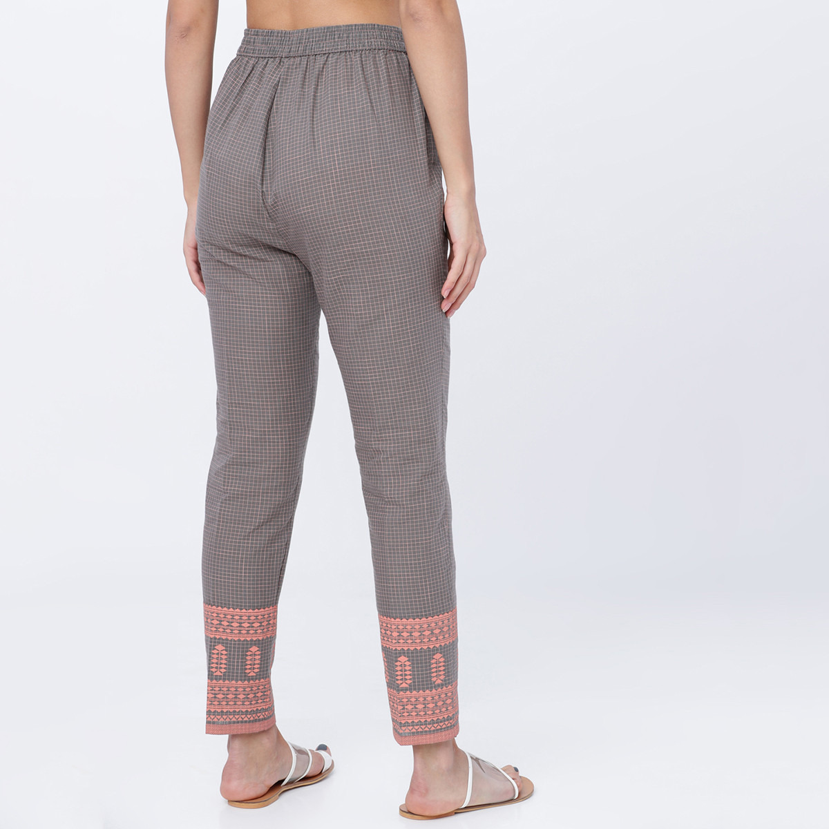 فيشوده رمادي -women-clothing-ethnicwear-bottoms-pants-image-3