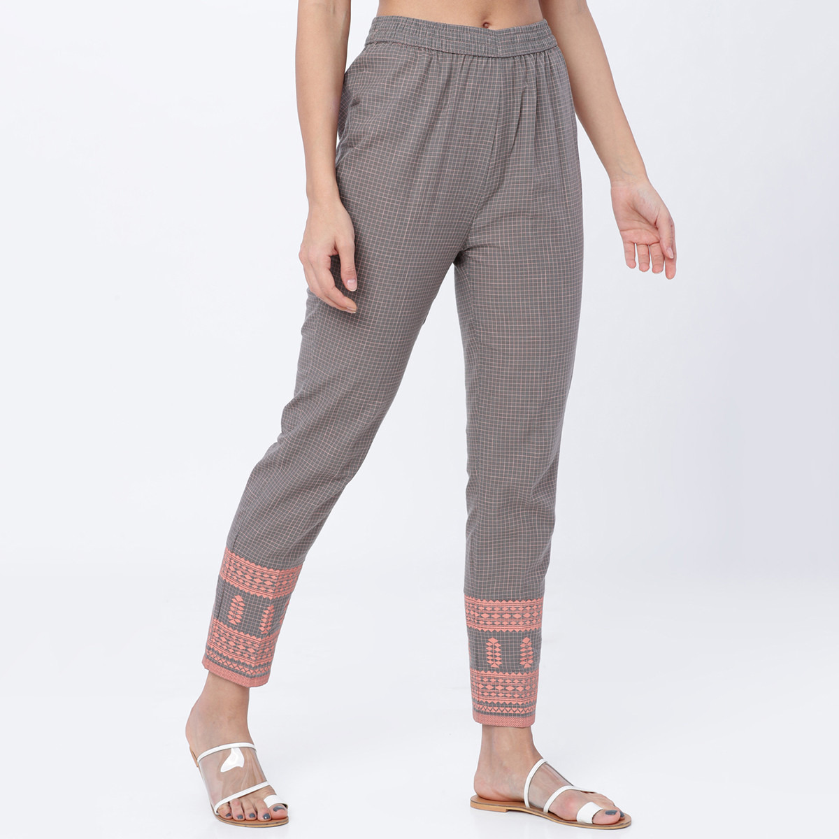 فيشوده رمادي -women-clothing-ethnicwear-bottoms-pants-image-6