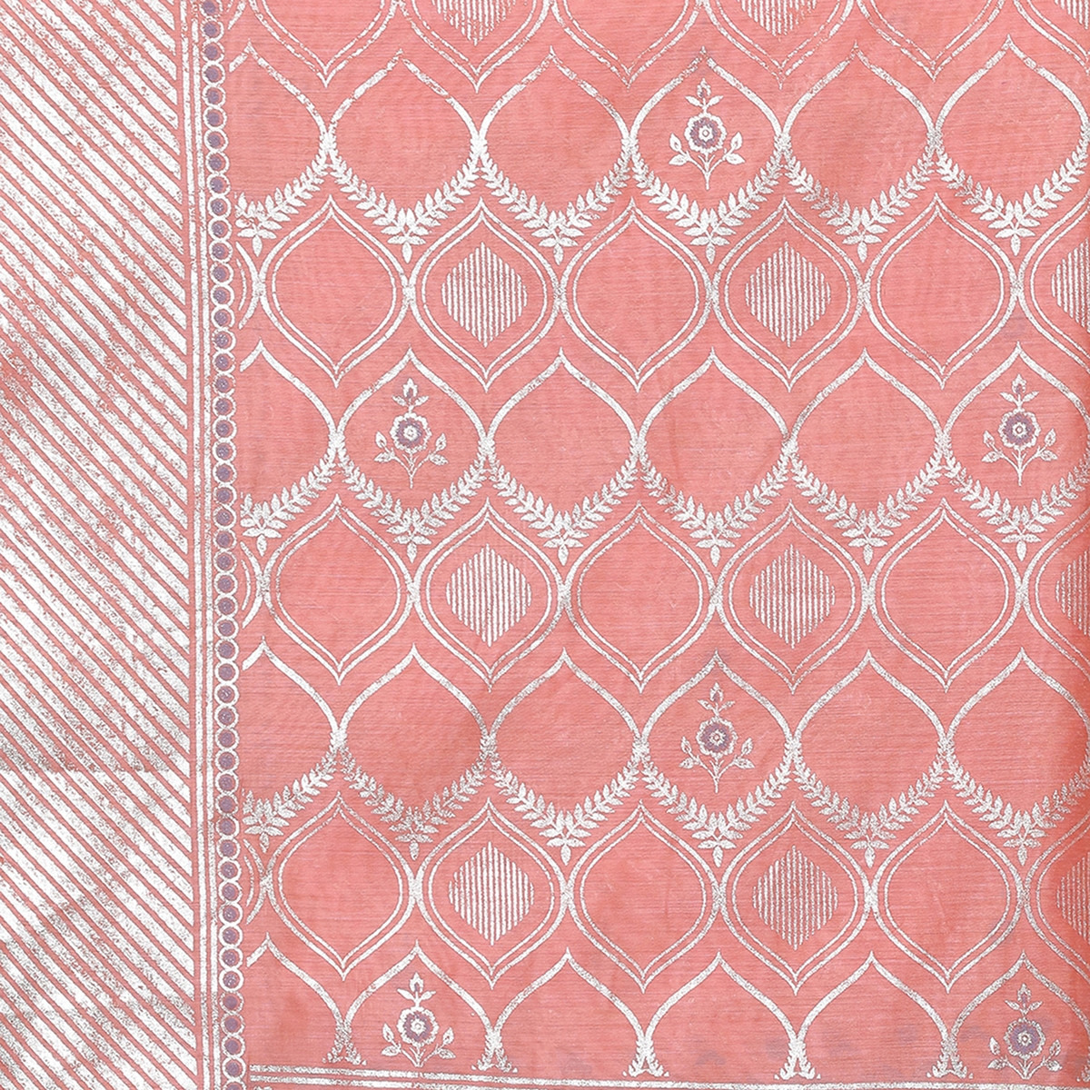 Set of 3 Vishudh Women Mauve Embroidered Round Neck Straight Kurta with Skirt and Dupatta-women-clothing-ethnicwear-salwarsuits-image-4