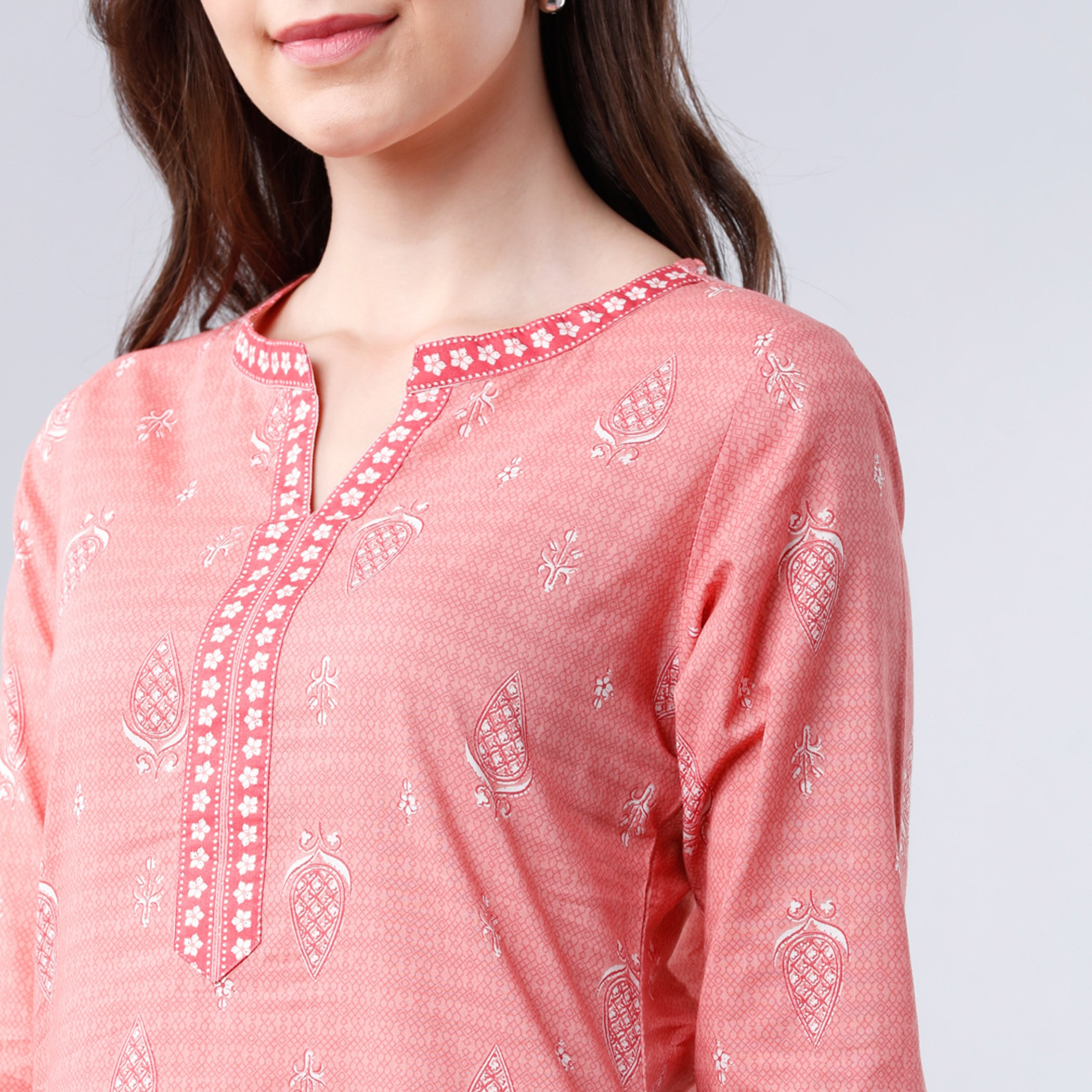  لون القرنفل قمم-women-clothing-ethnicwear-kurtas-image-4