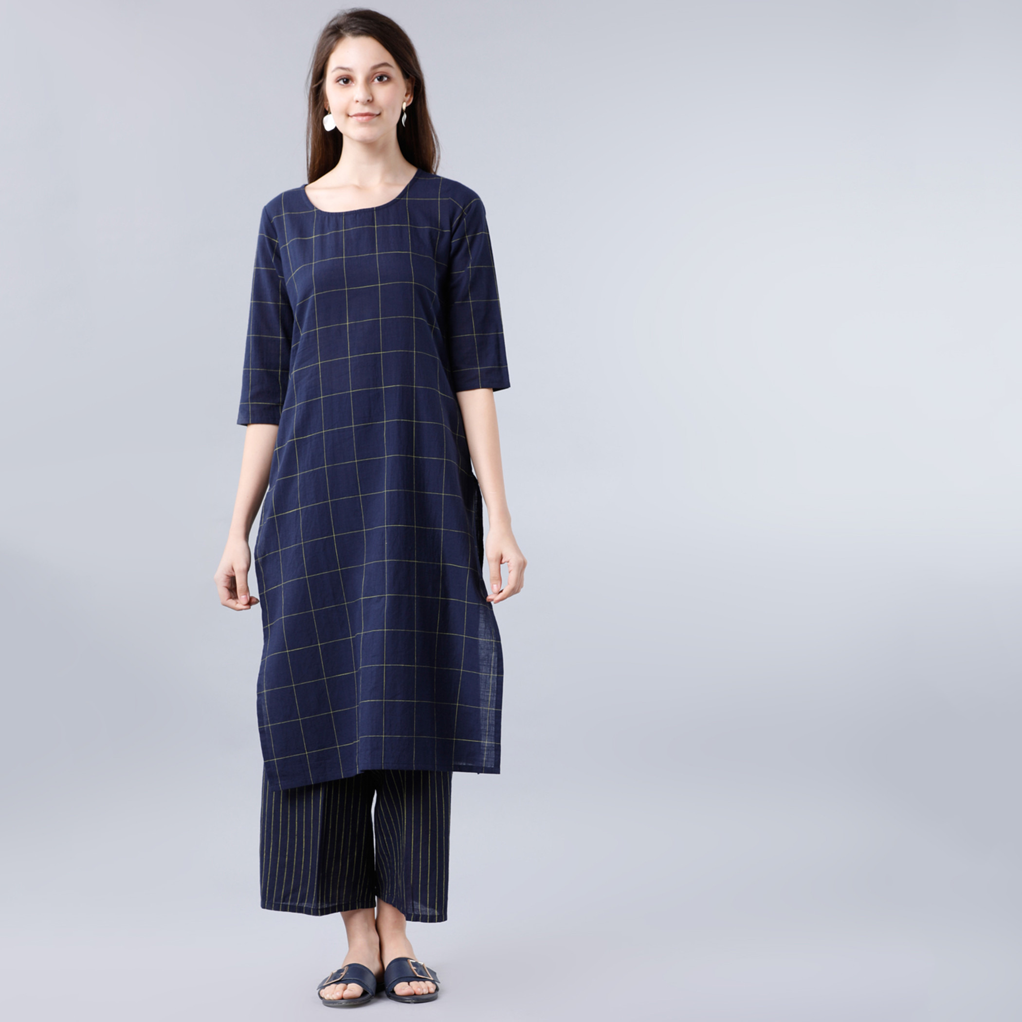  أزرق قمم-women-clothing-ethnicwear-kurtas-image-1